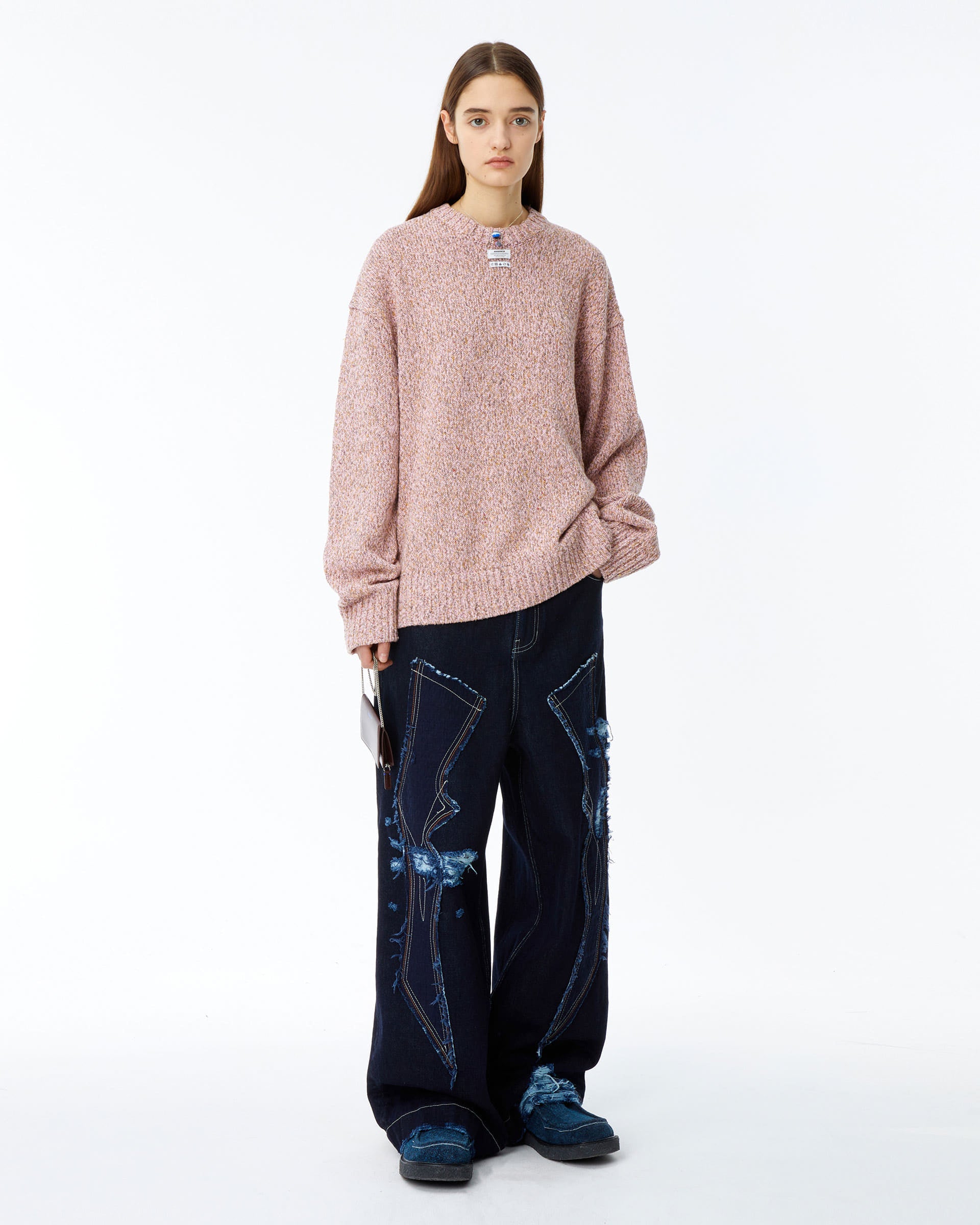 Ader Error - Genti knit (Pink) product image 1 | TRAB K-Fashion Australia