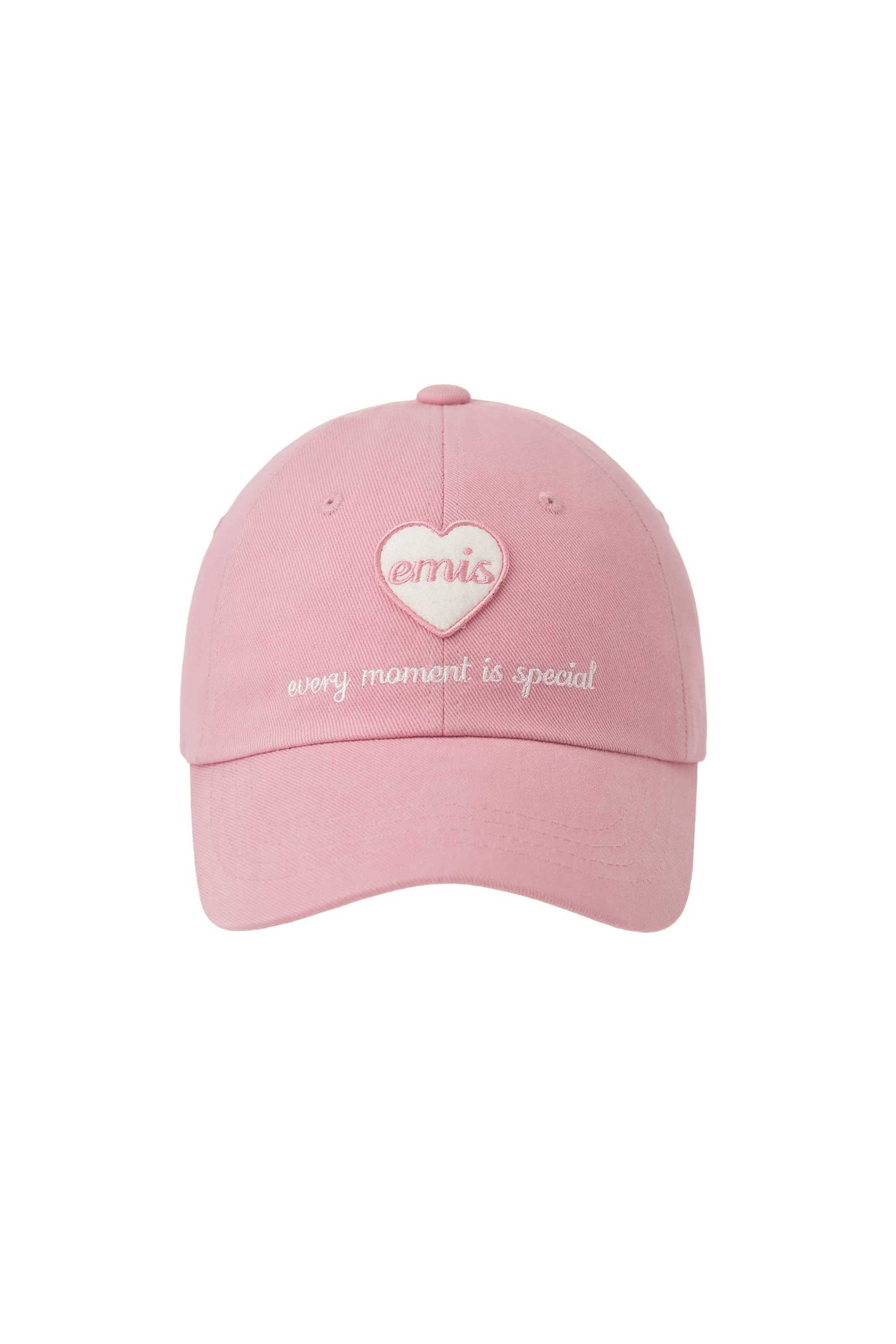 Emis - Heart Wappen Ball Cap (Pink) product image 1 | TRAB K-Fashion Australia