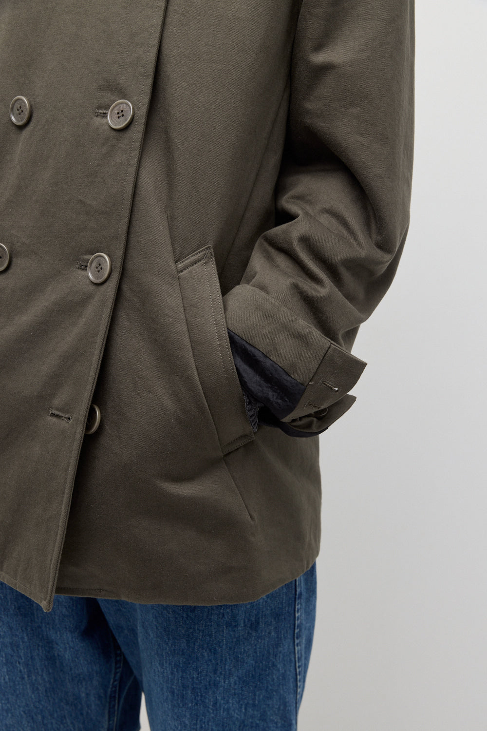 Hatchingroom - Pea Coat (Khaki) product image 10 | TRAB K-Fashion Australia
