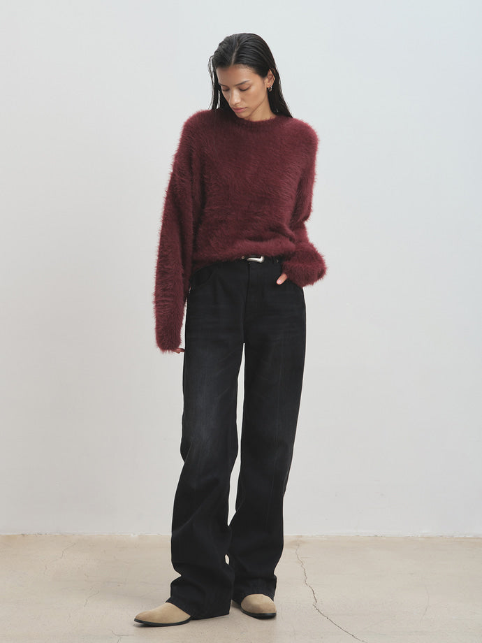 Tonywack - Flared-Leg Denim Jeans (Faded Black) product image 6 | TRAB K-Fashion Australia