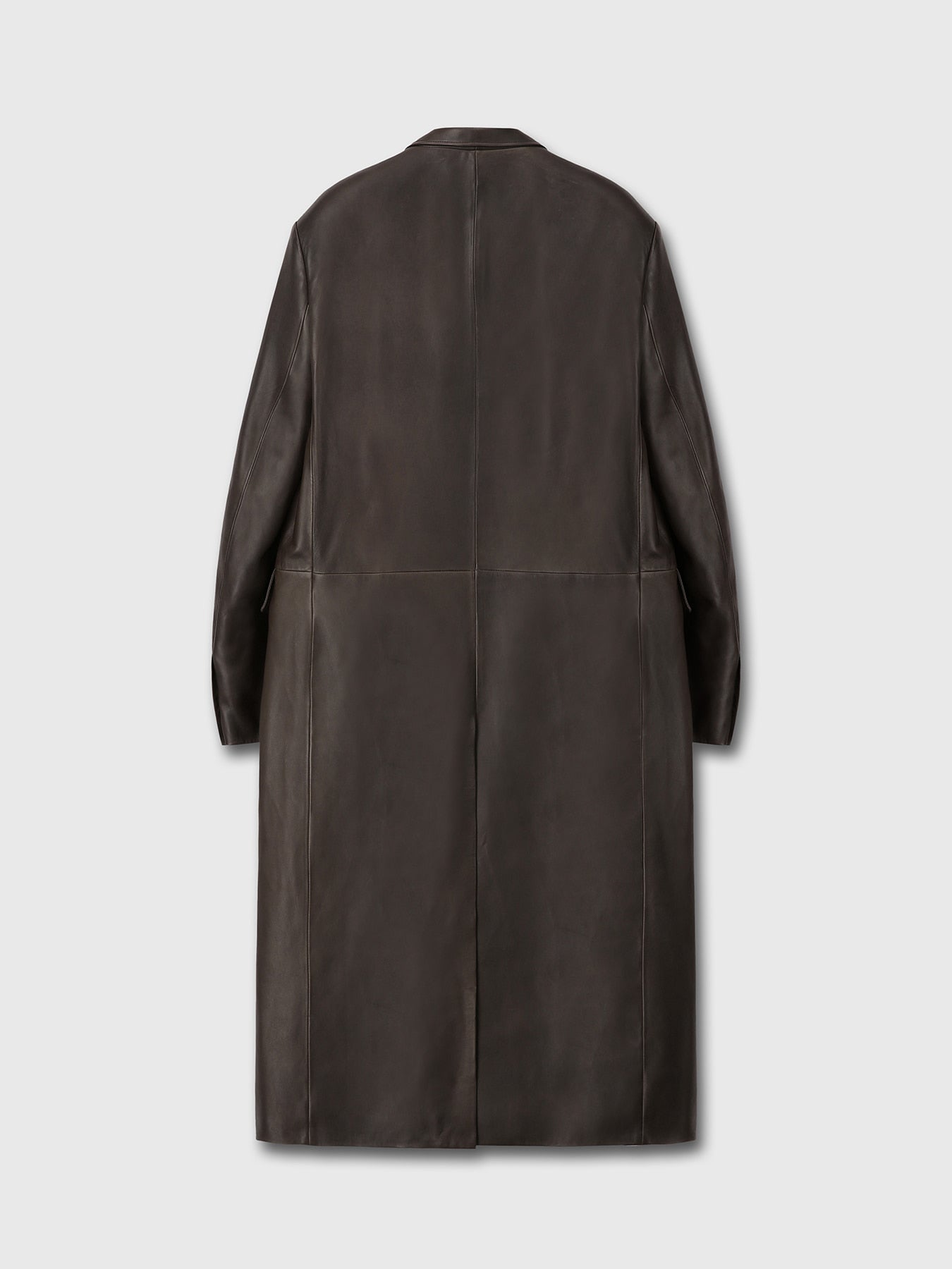Tonywack - Naked Lamb Leather Single Coat (Brown) product image 9 | TRAB K-Fashion Australia