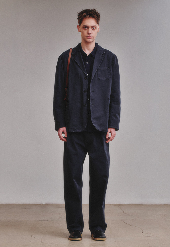 Art if acts - Washed 3 Button Blazer (Dark Navy) product image 2 | TRAB K-Fashion Australia