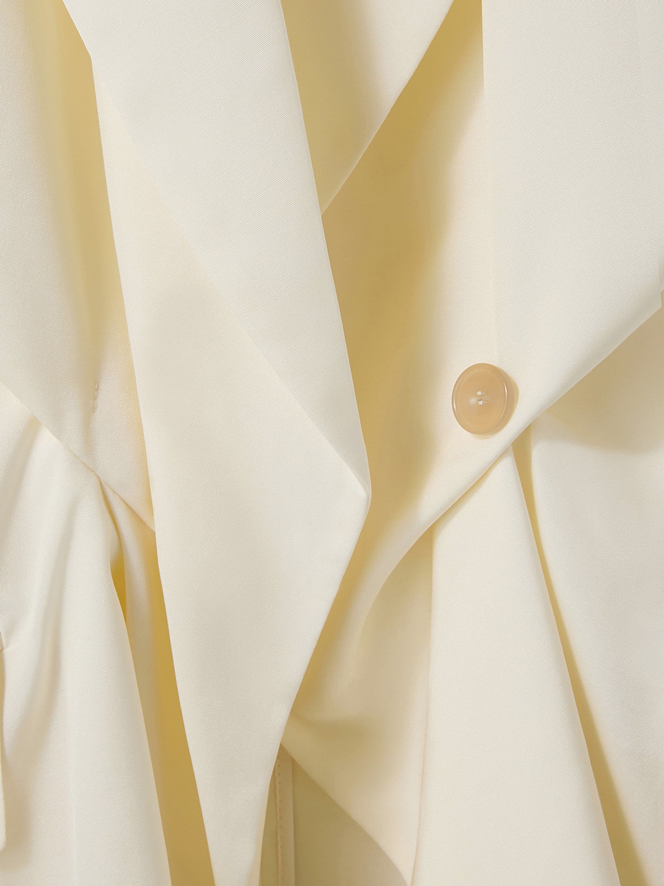 Recto - Drape Detail Suit Jacket (Ivory) product image 7 | TRAB K-Fashion Australia