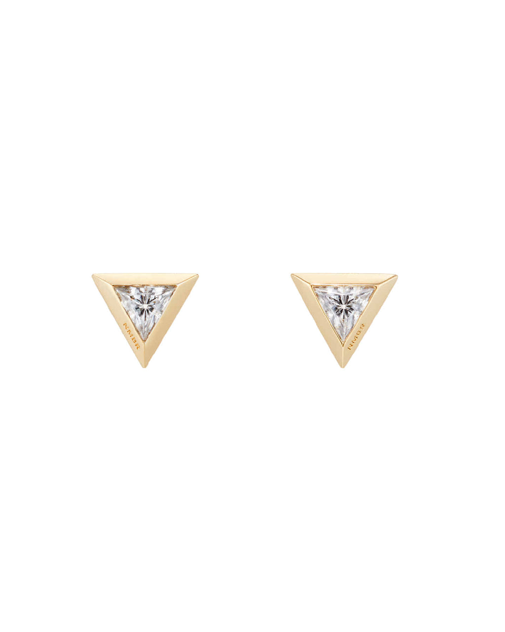 Numbering - Inverted Triangle Stud Earrings #3195 product image 10 | TRAB K-Fashion Australia
