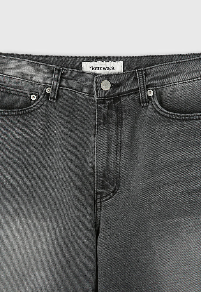 Tonywack - Twist-Cut Denim Jeans (Washed Grey) product image 7 | TRAB K-Fashion Australia