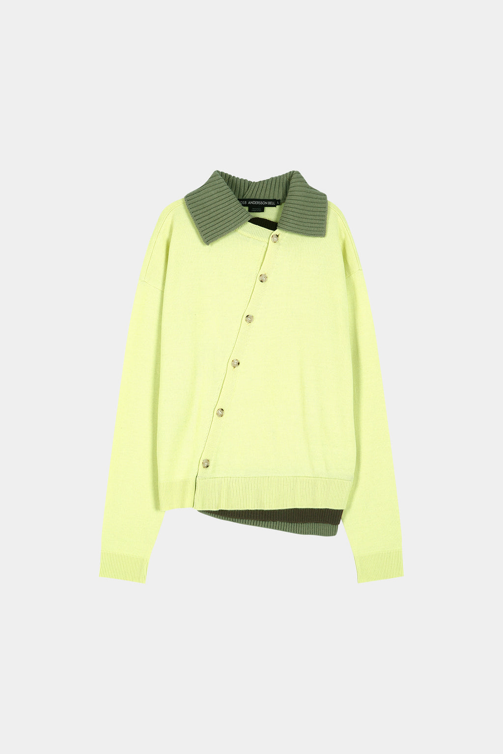 Andersson Bell - Layered Collar Cardigan (Lemon) product image 10 | TRAB K-Fashion Australia