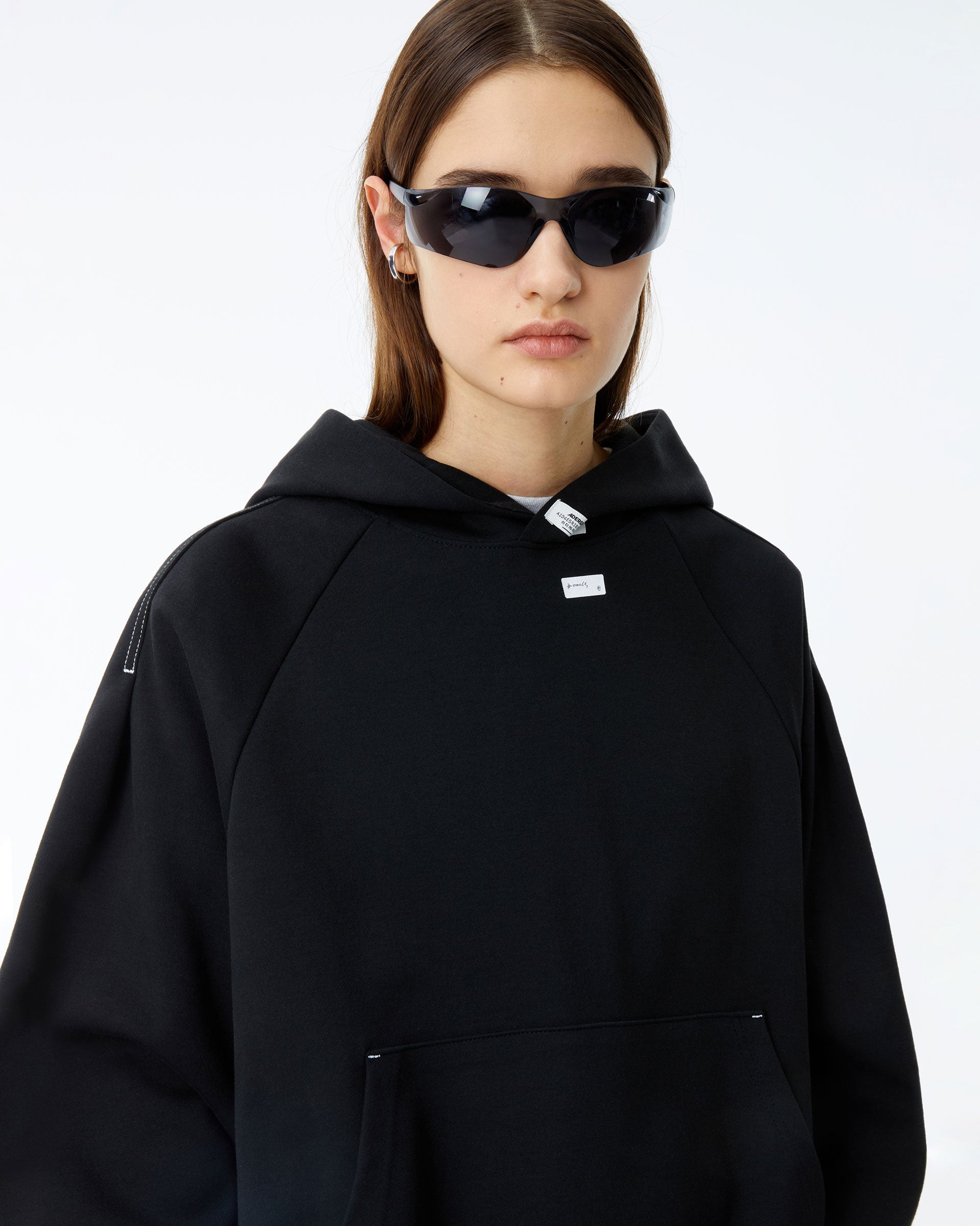 Ader Error - Langle hoodie (Noir) product image 2 | TRAB K-Fashion Australia