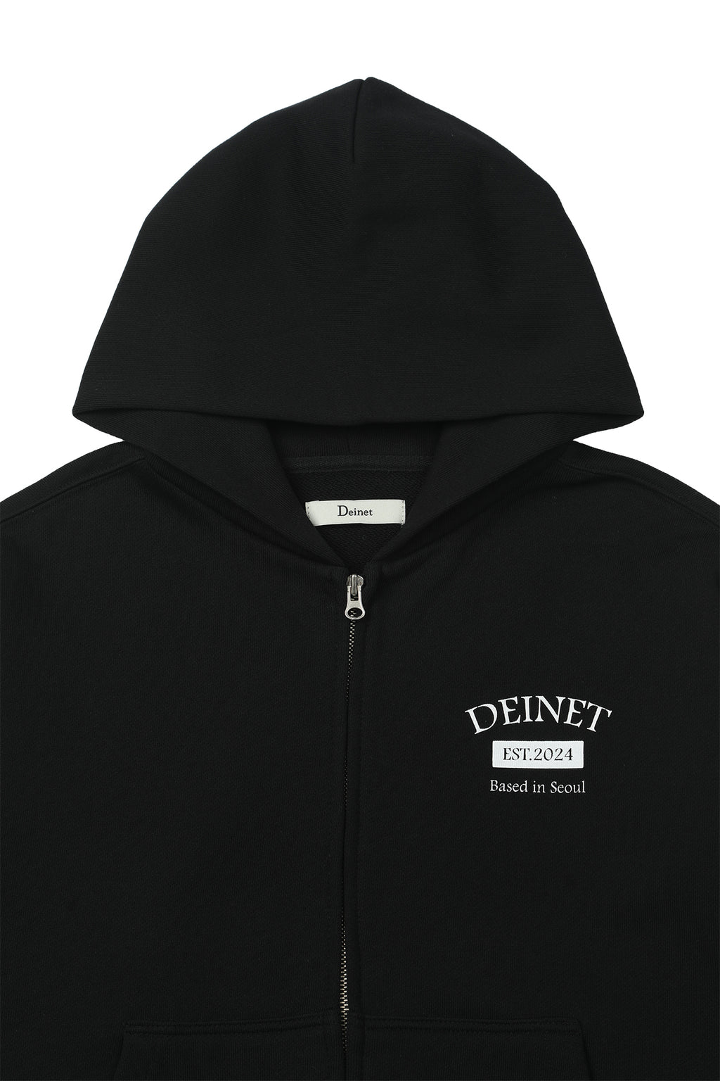 Deinet - German Lettering Hoodie Zip-Up (Black) product image 11 | TRAB K-Fashion Australia