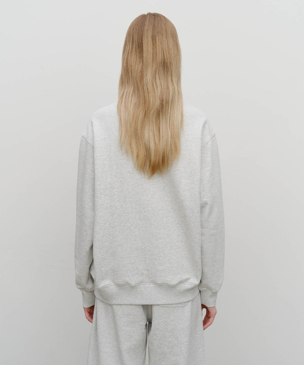Marithe & Francois Girbaud - Bouquet Graphic Sweatshirt (Light Heather Gray) product image 3 | TRAB K-Fashion Australia