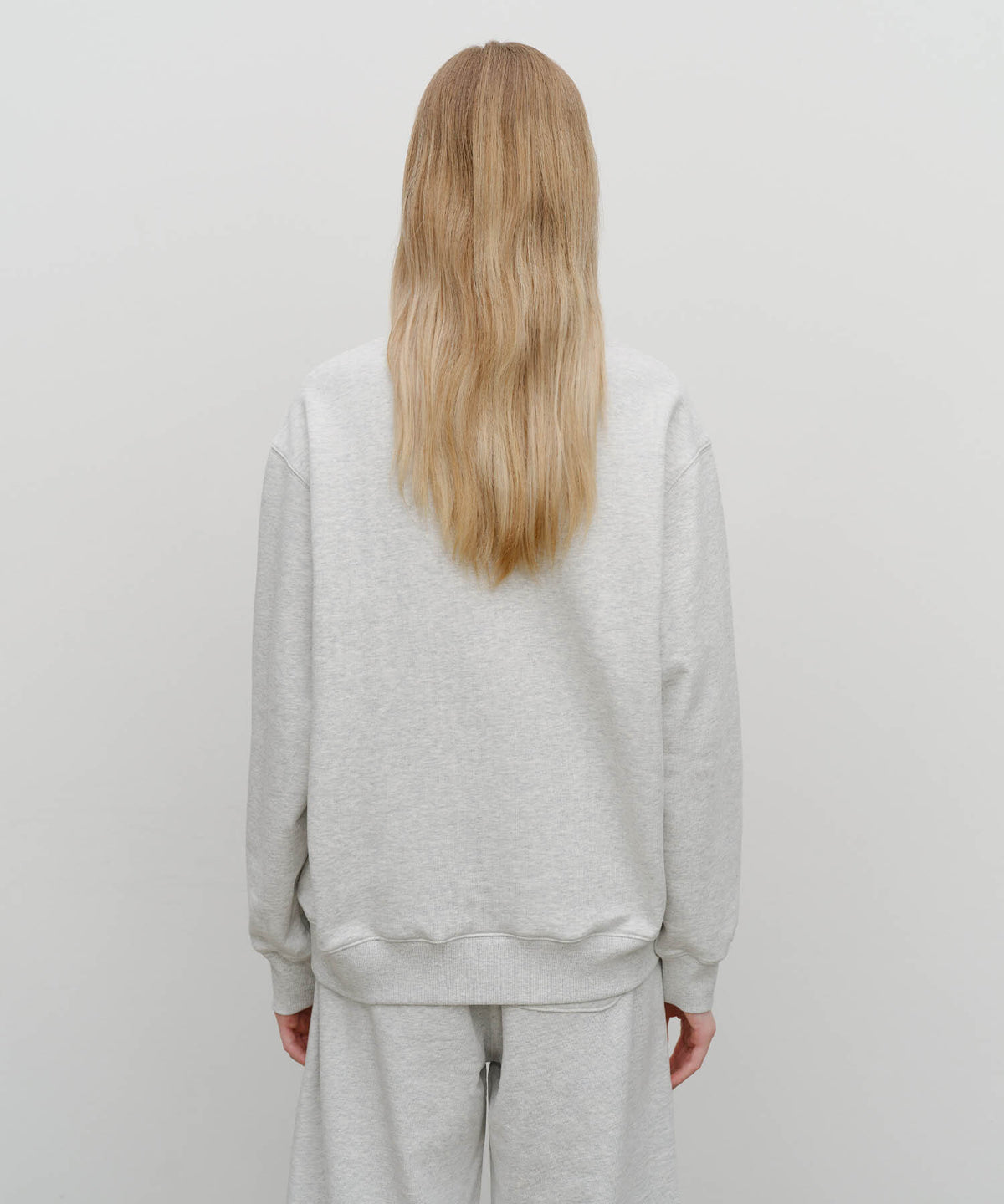 Marithe & Francois Girbaud - Bouquet Graphic Sweatshirt (Light Heather Gray) product image 3 | TRAB K-Fashion Australia