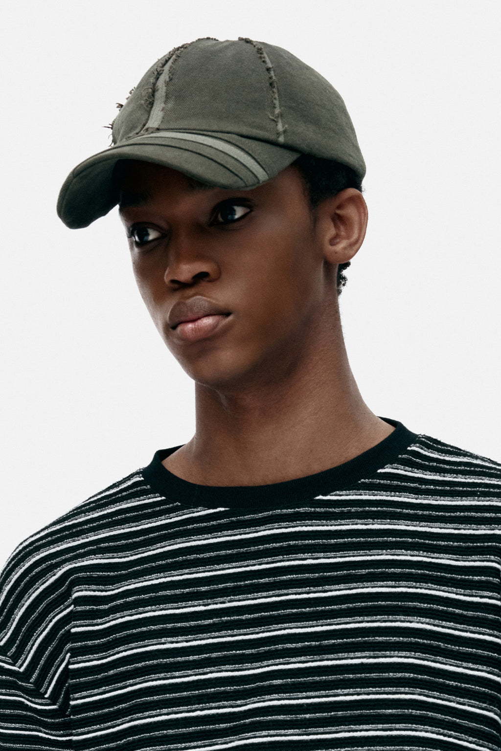 Andersson Bell - Unisex Layered Cap (Khaki) product image 2 | TRAB K-Fashion Australia