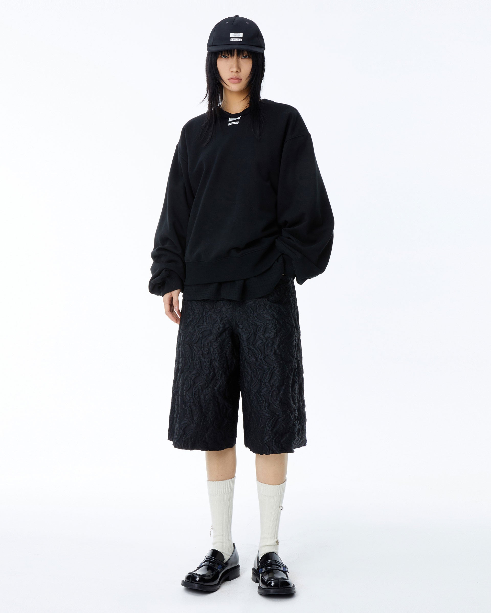 Ader Error - Langle sweatshirt (Noir) product image 1 | TRAB K-Fashion Australia