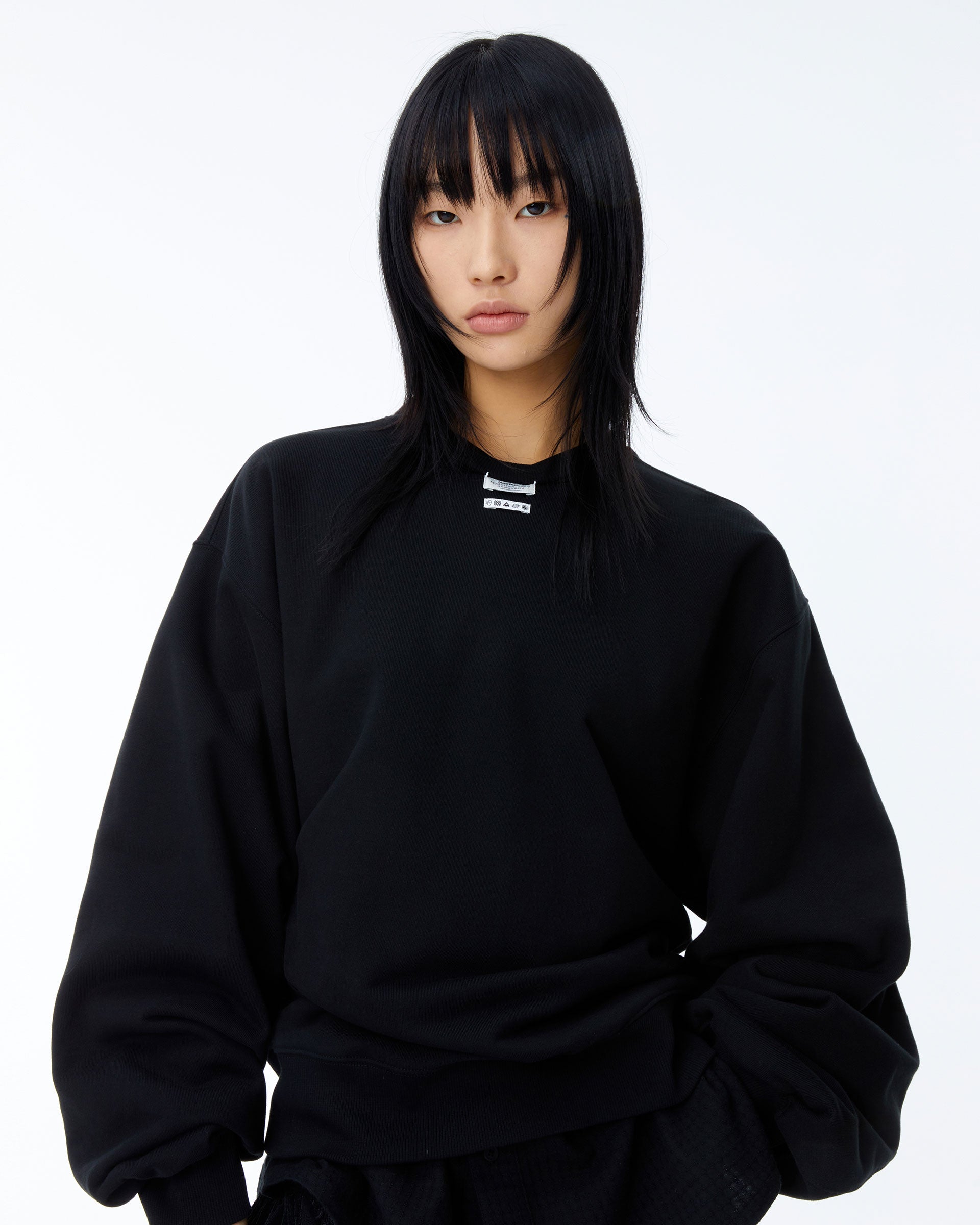 Ader Error - Langle sweatshirt (Noir) product image 2 | TRAB K-Fashion Australia
