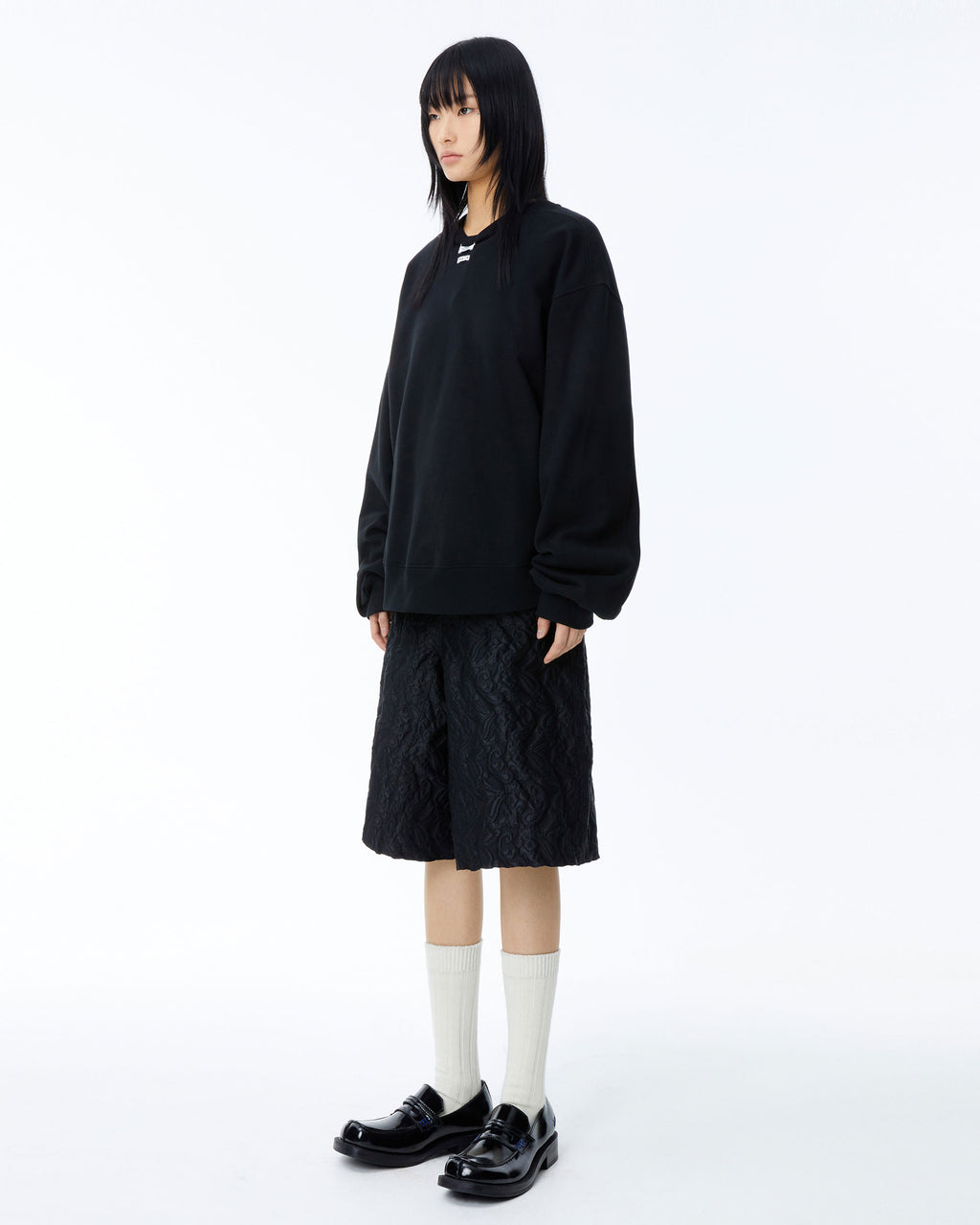 Ader Error - Langle sweatshirt (Noir) product image 4 | TRAB K-Fashion Australia