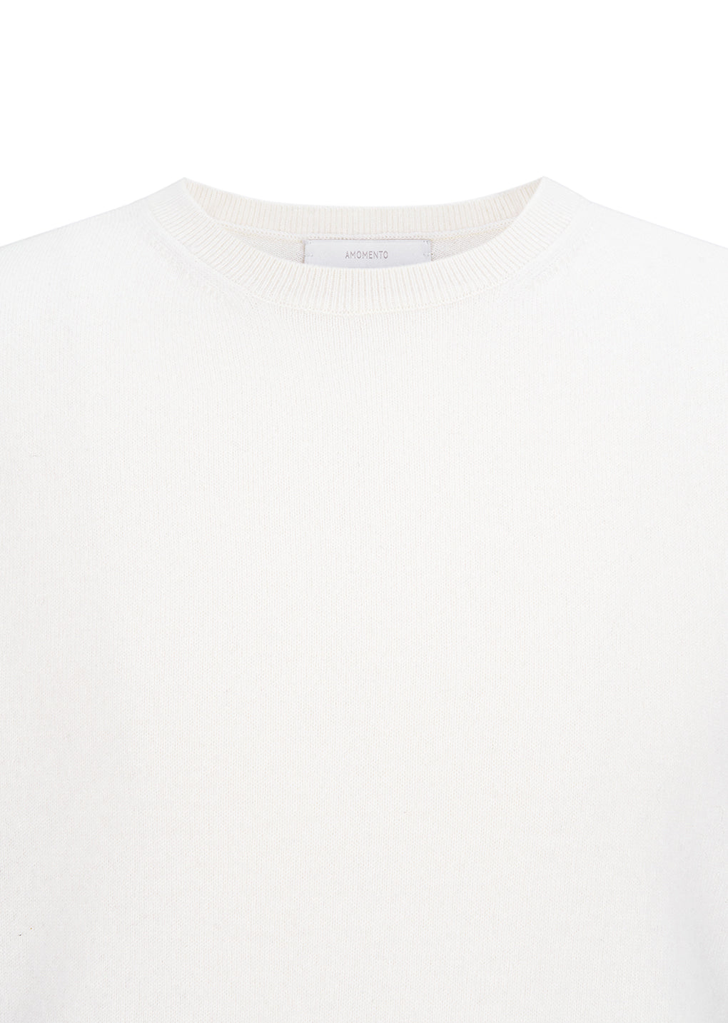 Amomento - Cashmere Easy Half Sleeve Knit (Ivory) product image 4 | TRAB K-Fashion Australia