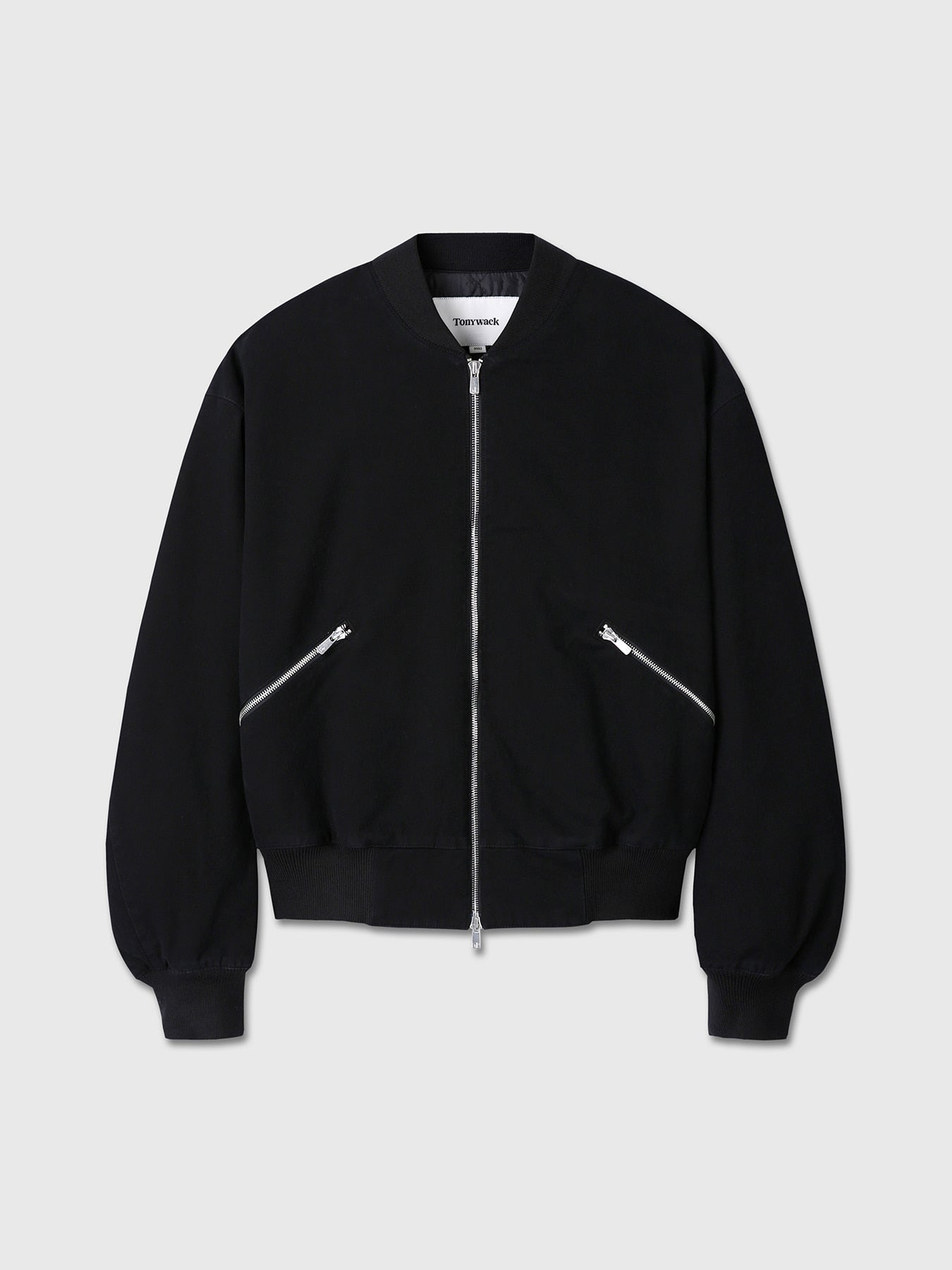 Tonywack - Garment Washed Cotton Bomber (Black) product image 8 | TRAB K-Fashion Australia