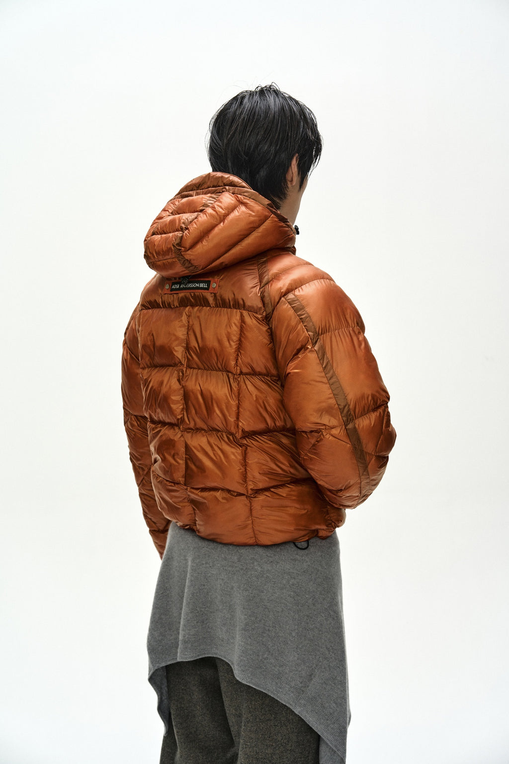 Andersson Bell - Unisex Torino Lightweight Down Jacket (Orange) product image 11 | TRAB K-Fashion Australia