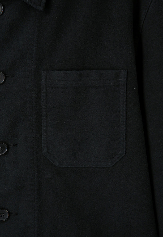 Art if acts - Washed Moleskin French Work Jacket (Faded Black) product image 12 | TRAB K-Fashion Australia