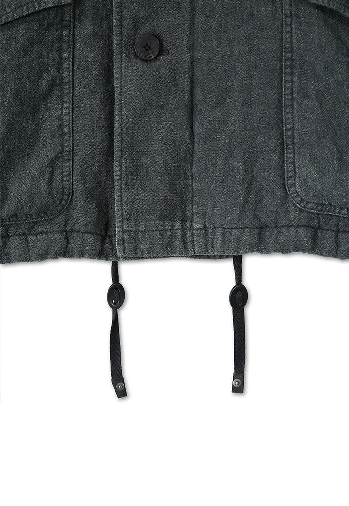 Art if acts - Linen Military Parka (Black) product image 16 | TRAB K-Fashion Australia
