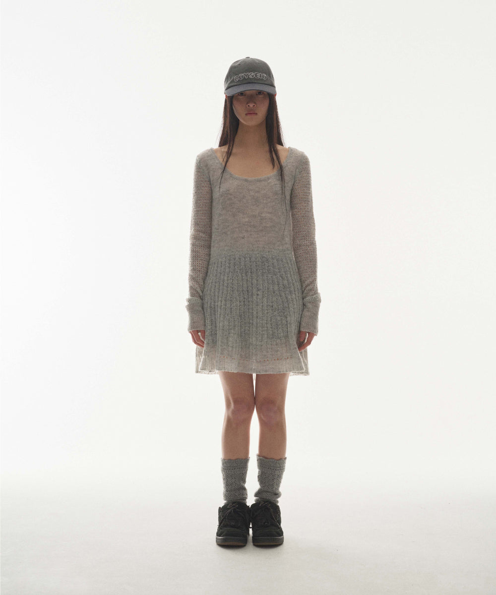 Coyseio - Soft Bell Knit (Light Grey) product image 6 | TRAB K-Fashion Australia