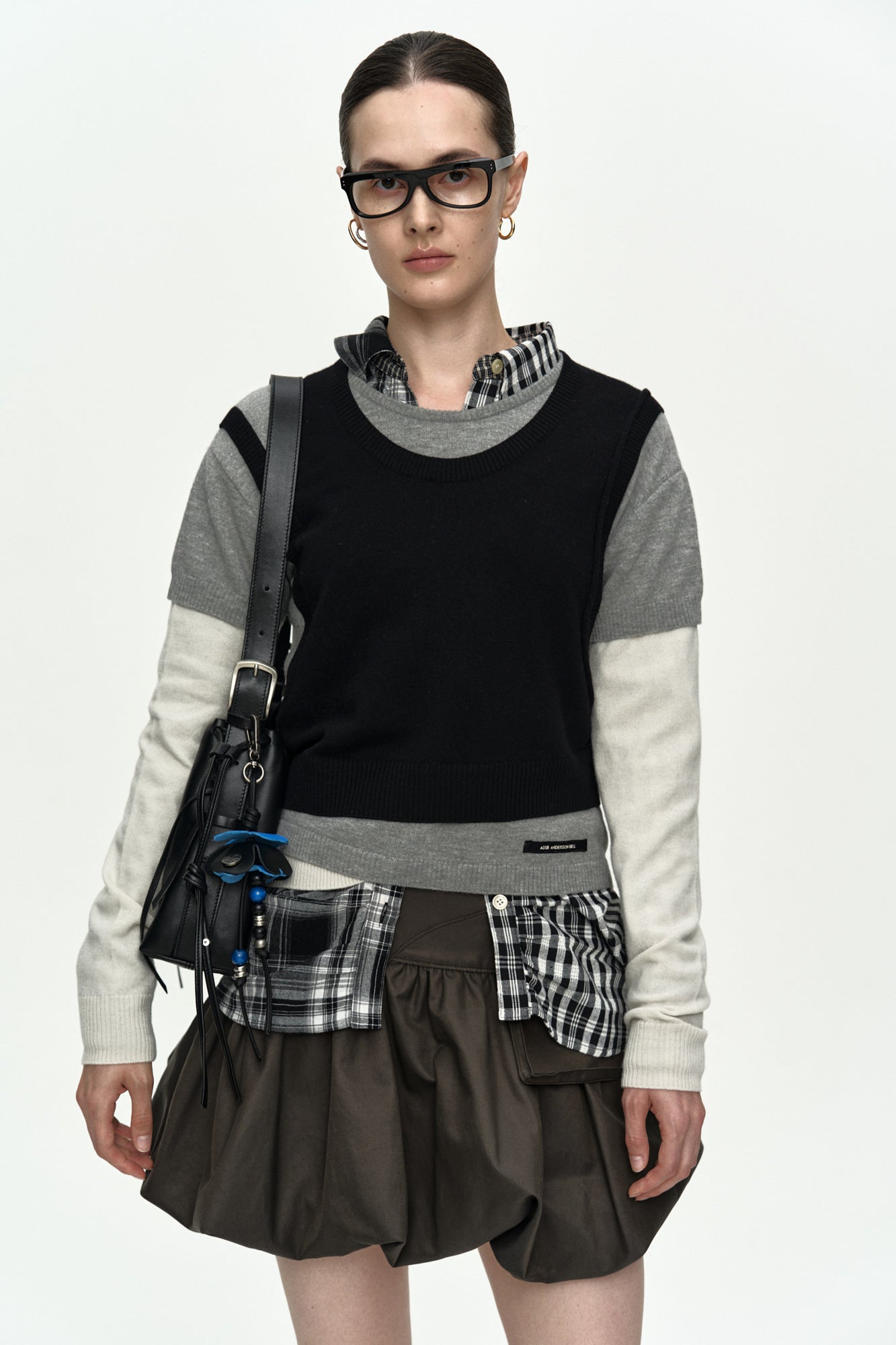 Andersson Bell - Cargo Balloon Skirt (Charcoal) product image 11 | TRAB K-Fashion Australia