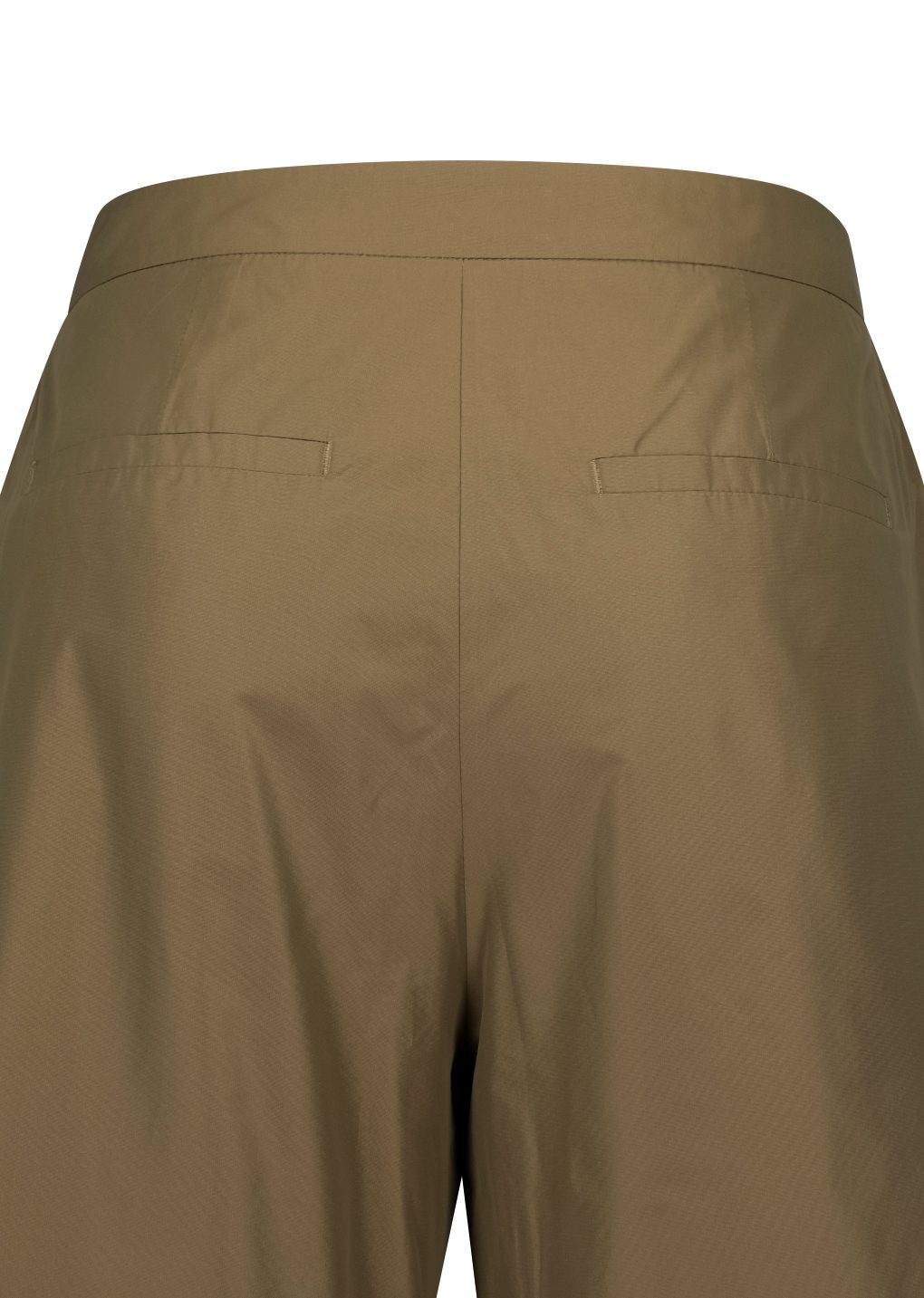 Amomento - Silk taffeta bermuda pants (Khaki) product image 9 | TRAB K-Fashion Australia