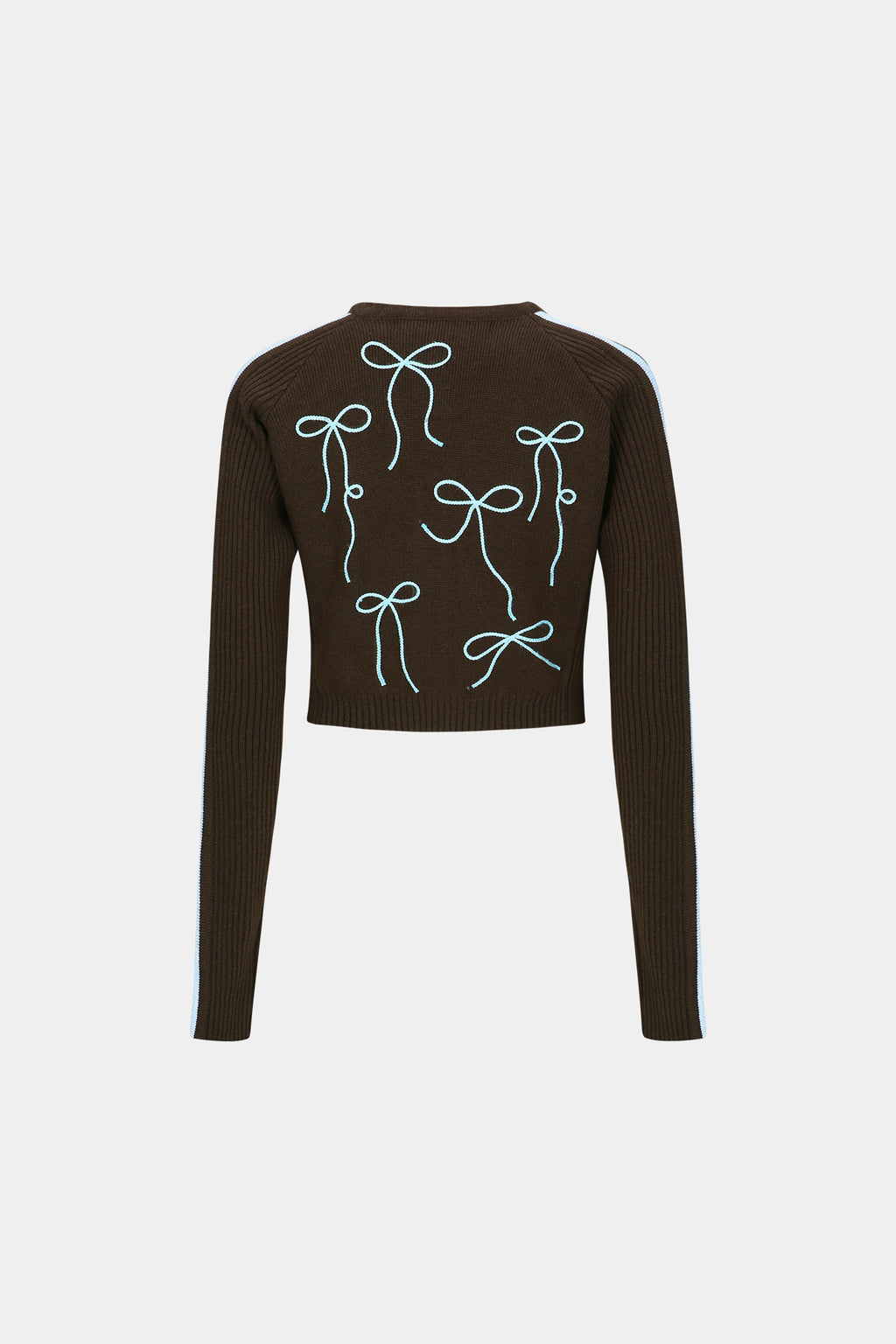 Andersson Bell - Ribbon Embroidery Knit Cardigan (Blue) product image 8 | TRAB K-Fashion Australia