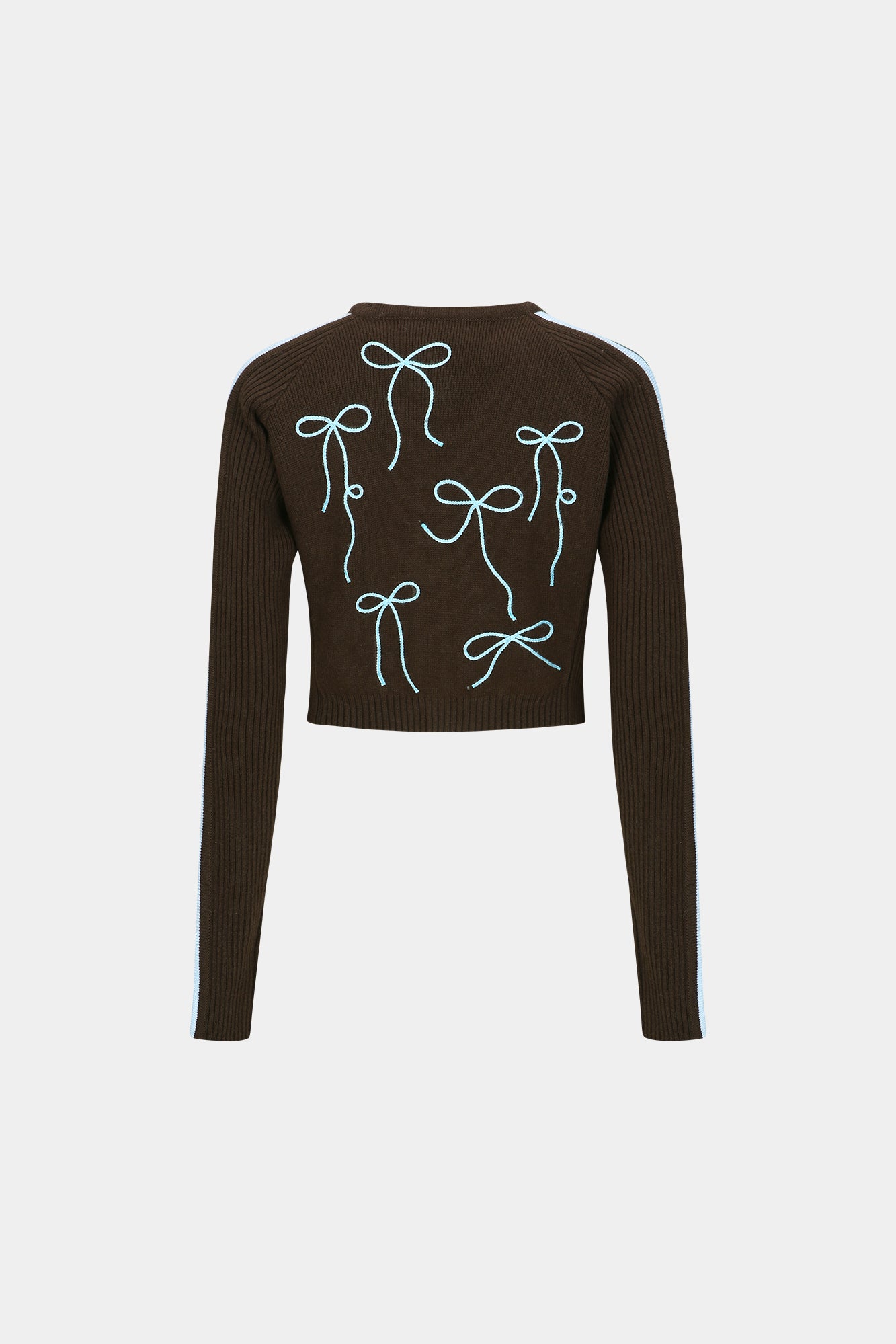 Andersson Bell - Ribbon Embroidery Knit Cardigan (Blue) product image 8 | TRAB K-Fashion Australia