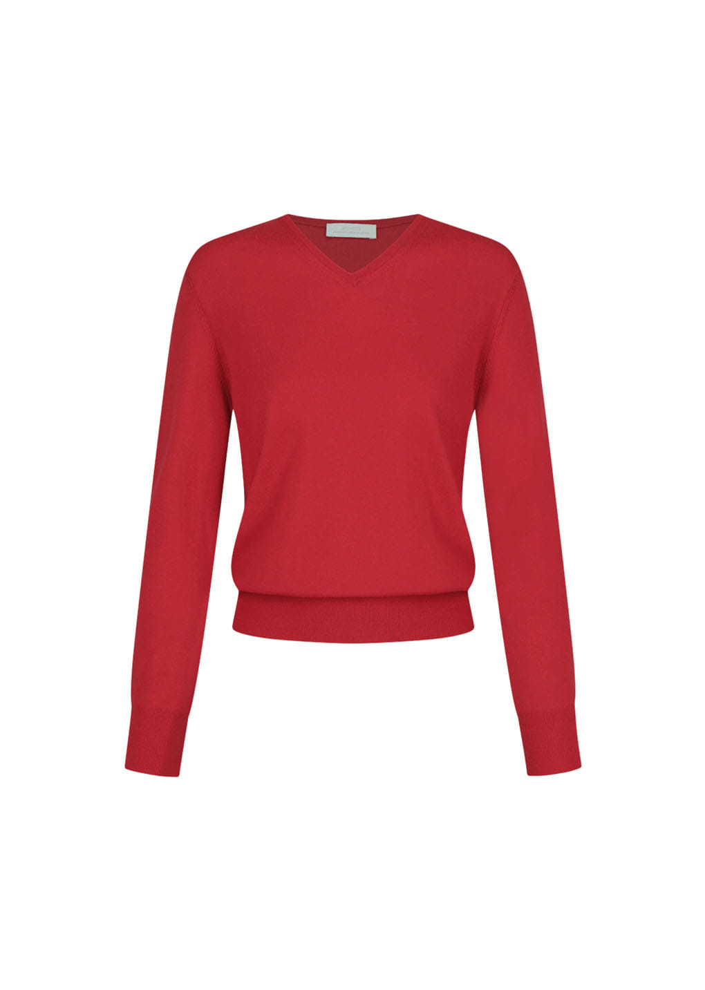 Amomento - Wool V-neck Knit (Red) product image 3 | TRAB K-Fashion Australia