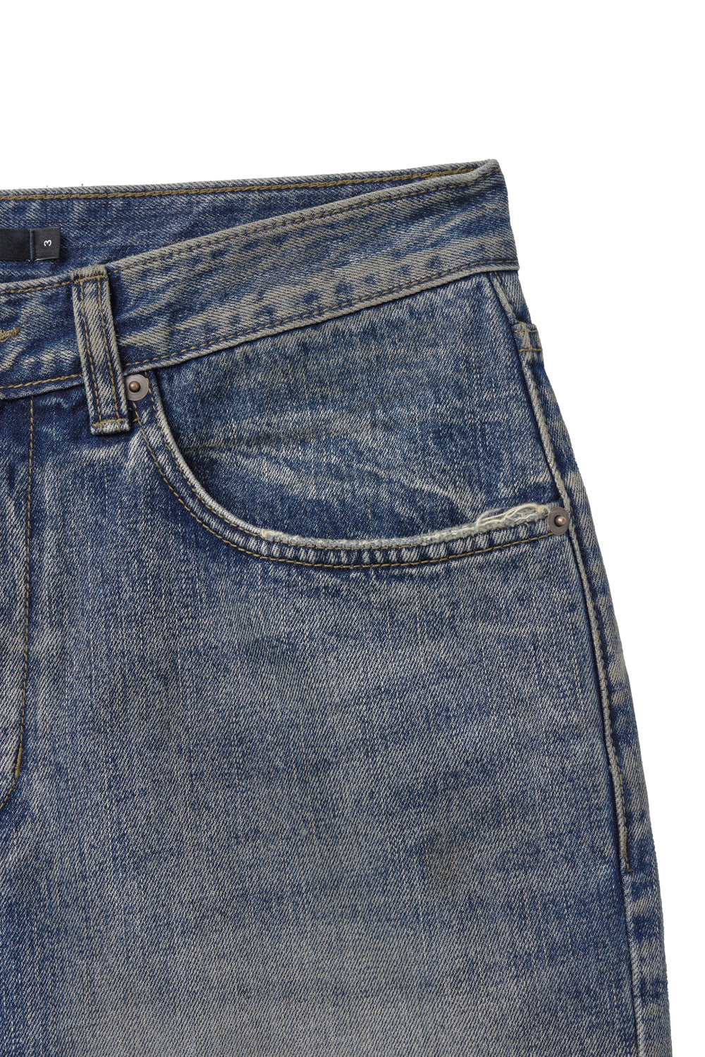 Hatchingroom - Denim Shorts (Faded Blue) product image 5 | TRAB K-Fashion Australia