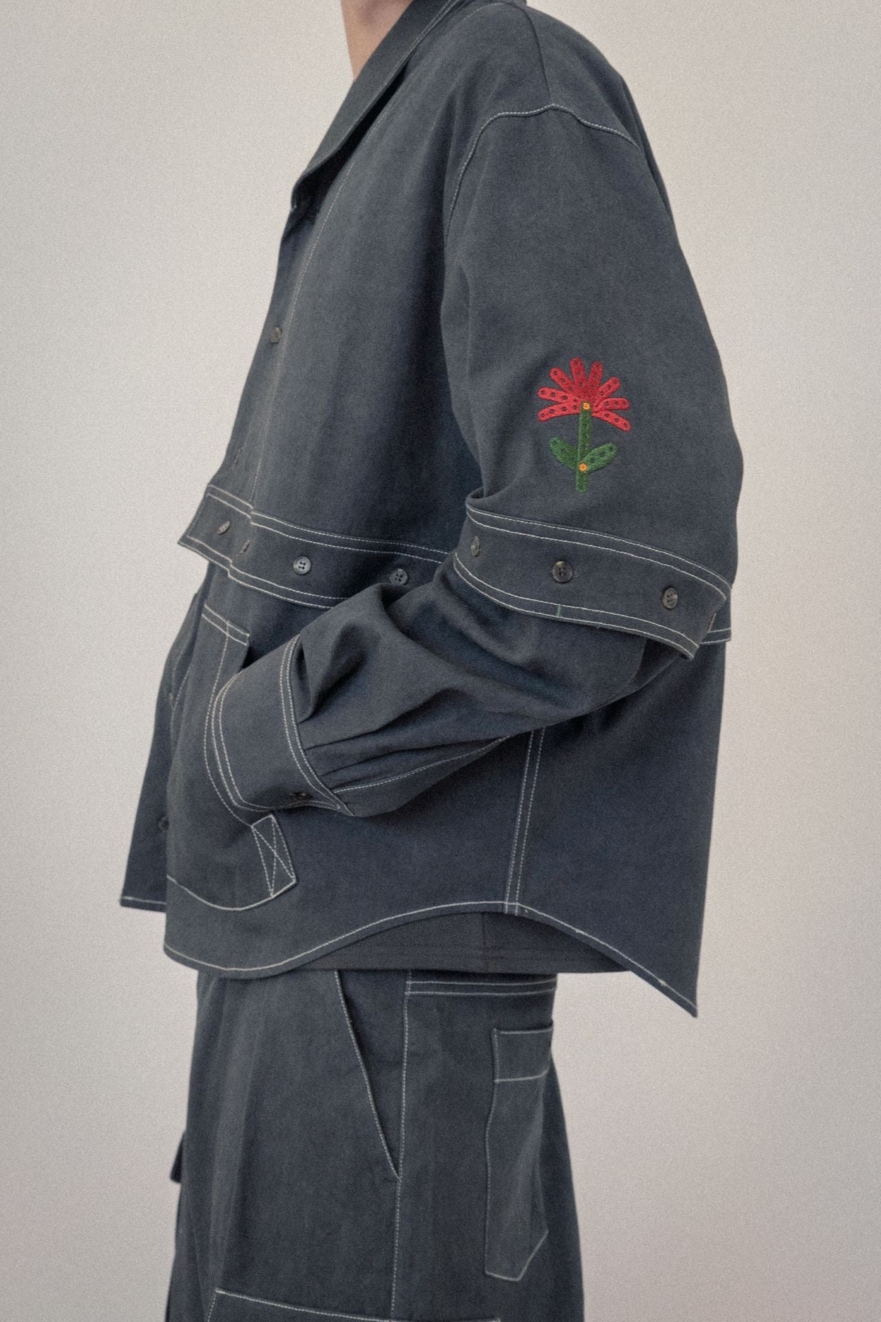 Ioedle - Assembled Jacket That Sparks Imagination (Charcoal) product image 13 | TRAB K-Fashion Australia