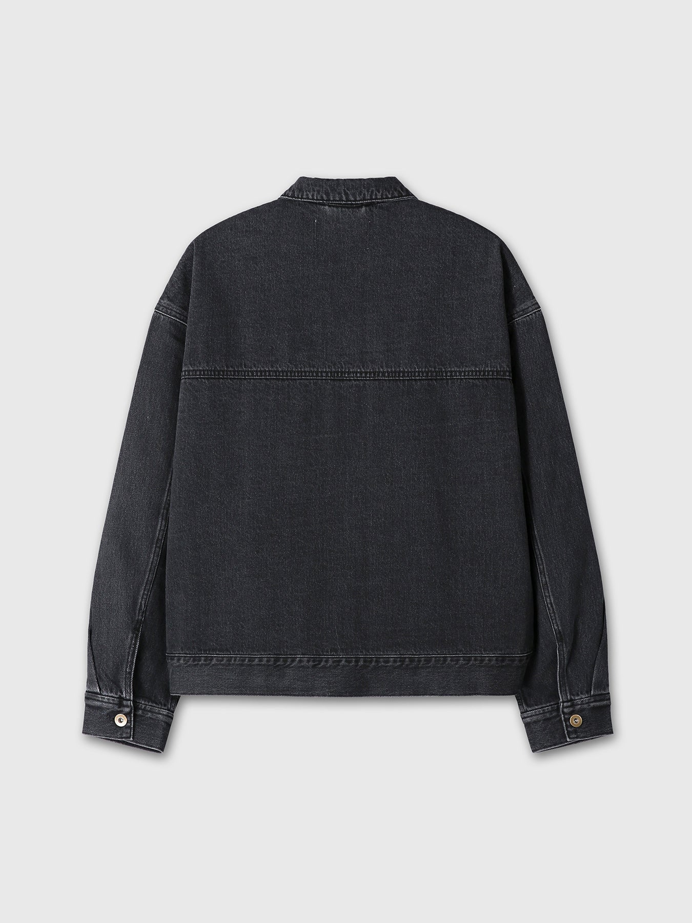 Tonywack - Relaxed Denim Blouson Jacket (Faded Black) product image 11 | TRAB K-Fashion Australia