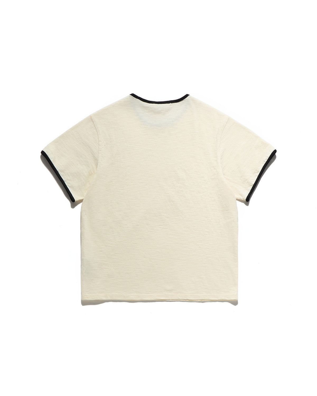 Eastlogue - Ringer Half T-shirts (Cream & Black) product image 2 | TRAB K-Fashion Australia