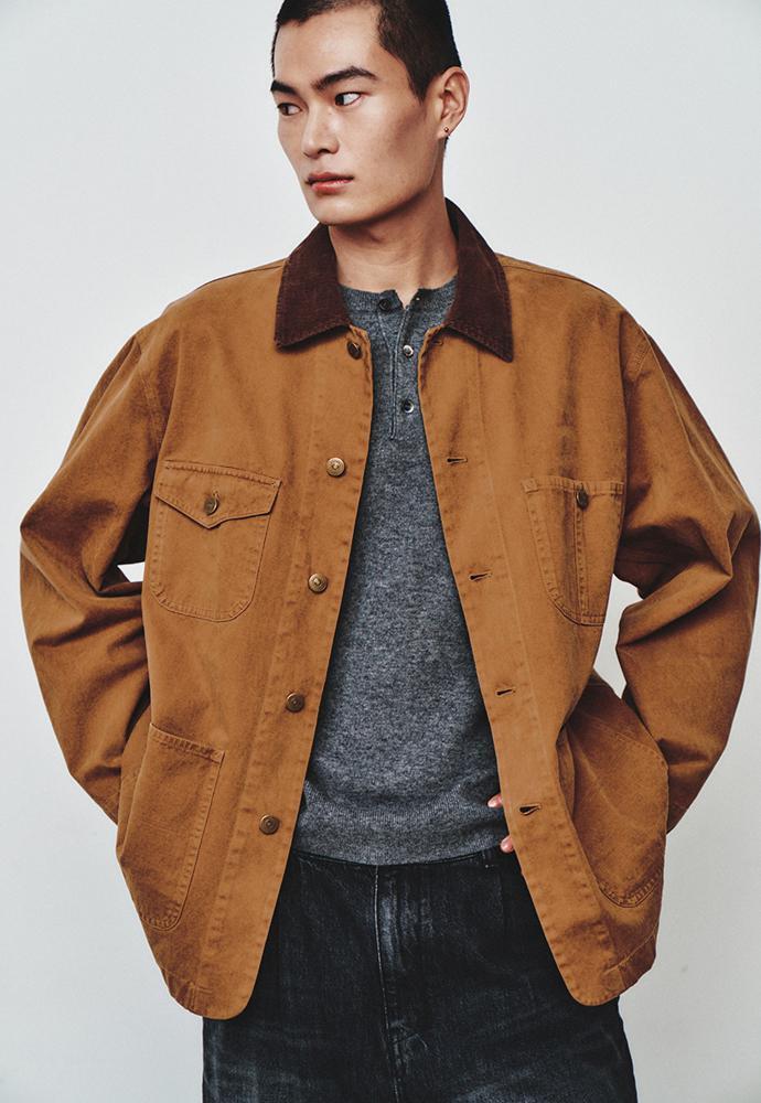 Art if acts - Garment Washed Chore Jacket (Tobacco) product image 6 | TRAB K-Fashion Australia