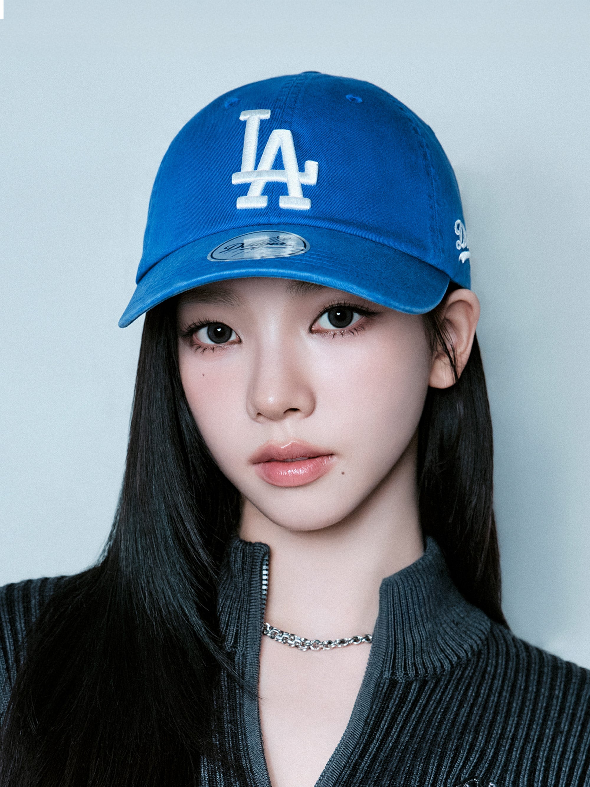 MLB Korea - MLB Signature Unstructured Ball Cap LA Dodgers (Blue) product image 1 | TRAB K-Fashion Australia