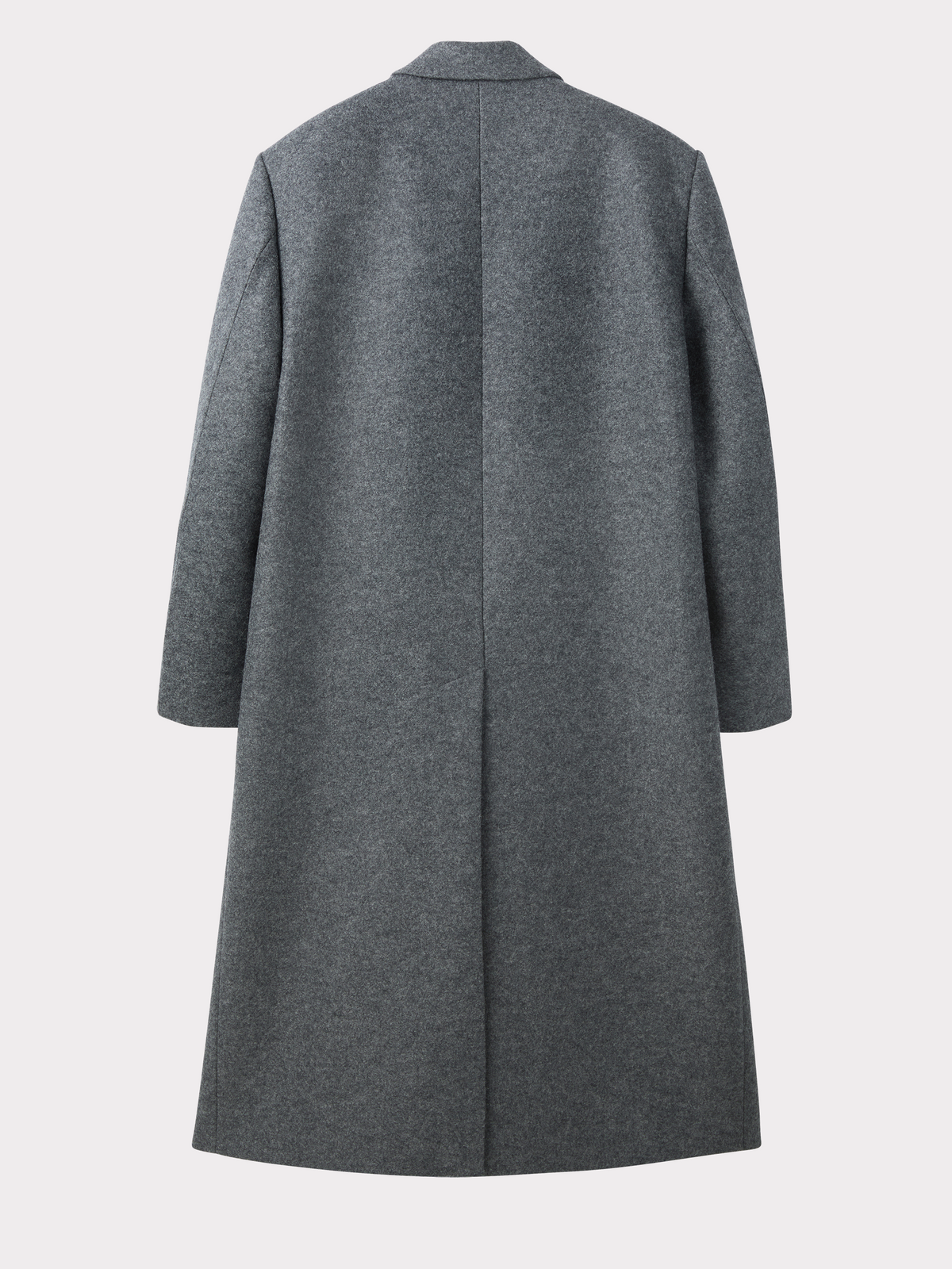 Recto - Classic Tailored Double Breasted Coat (Melange Grey) product image 7 | TRAB K-Fashion Australia