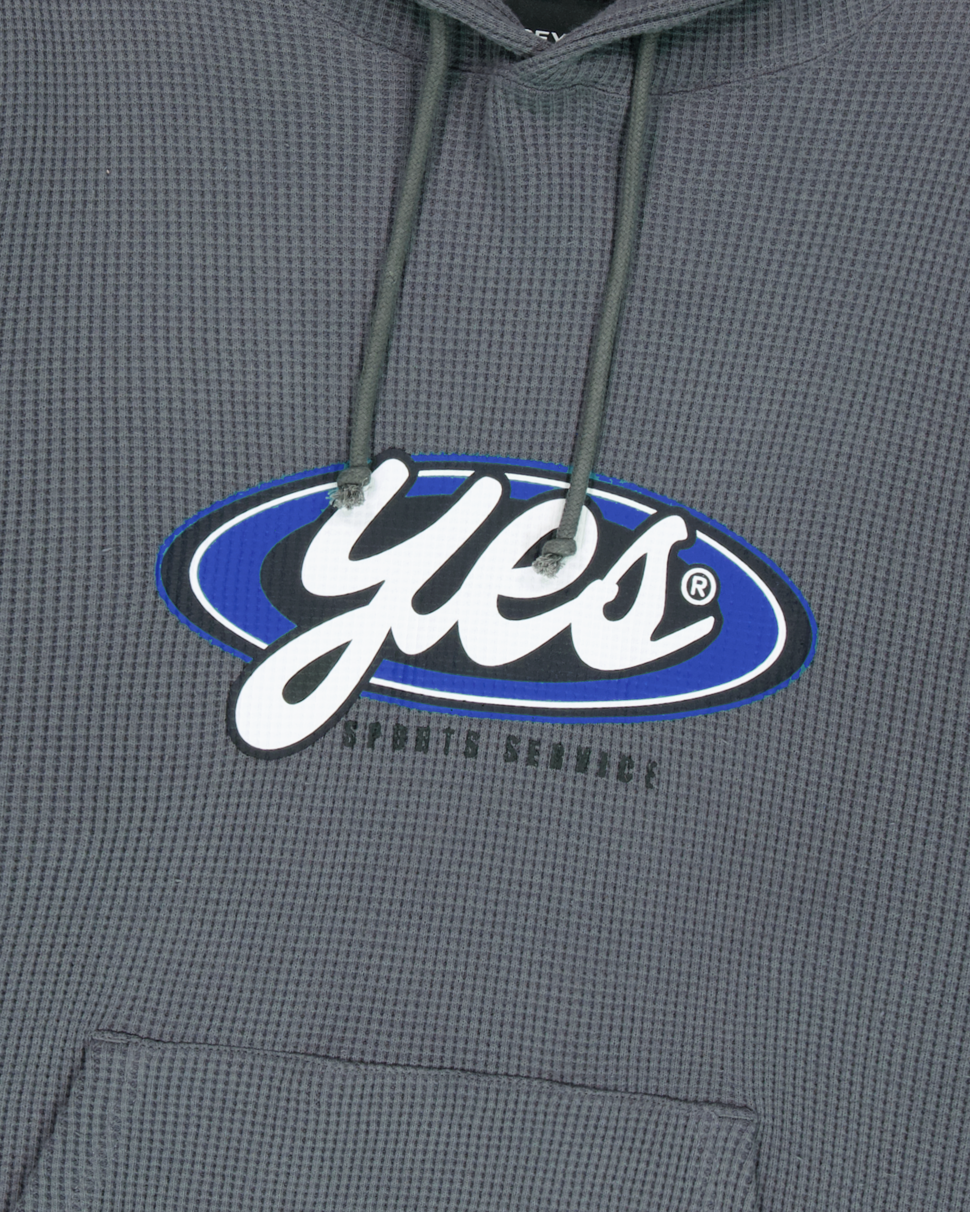 yeseyesee - Y.E.S Waffle Hoodie (Dark Grey) product image 4 | TRAB K-Fashion Australia