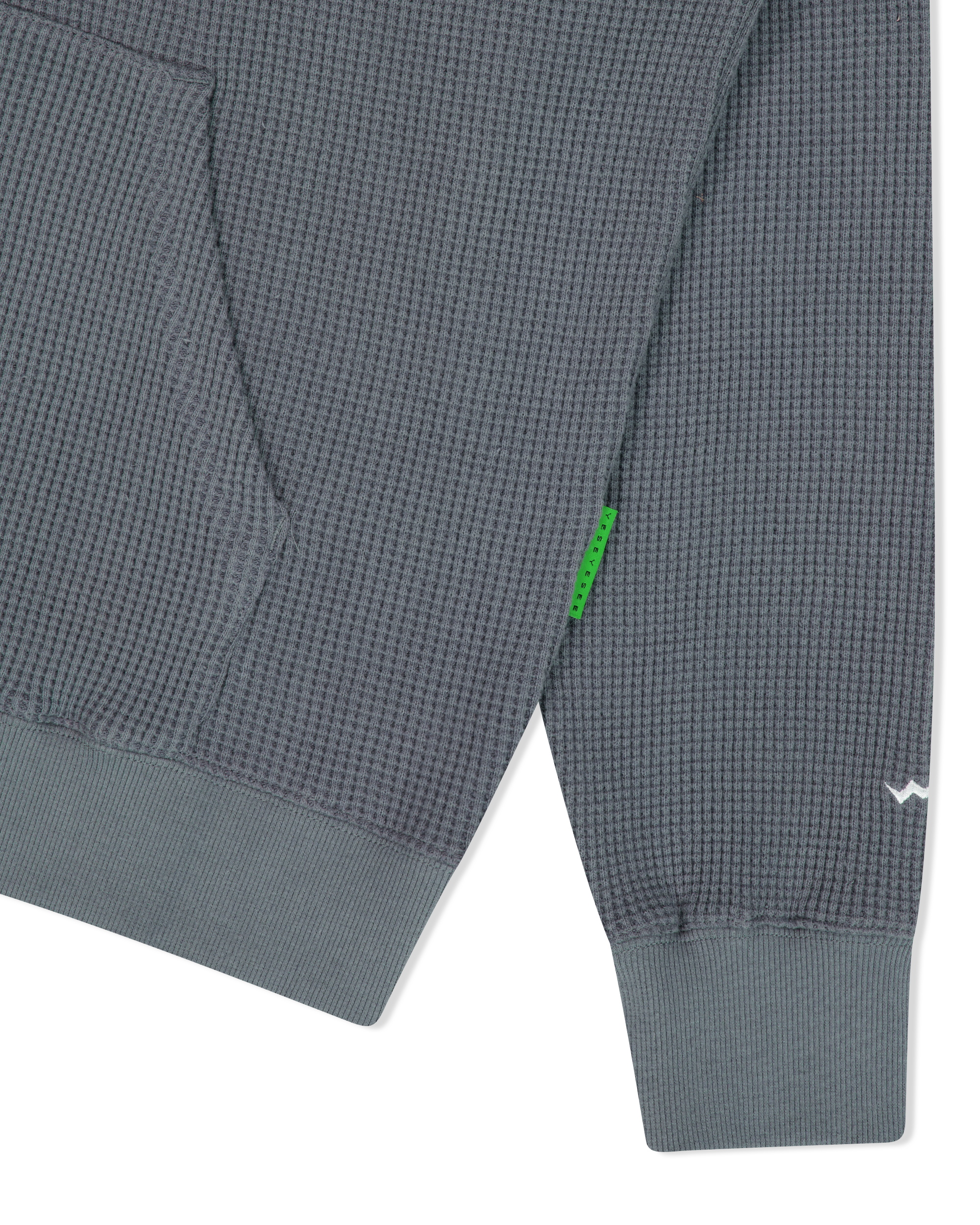 yeseyesee - Y.E.S Waffle Hoodie (Dark Grey) product image 6 | TRAB K-Fashion Australia