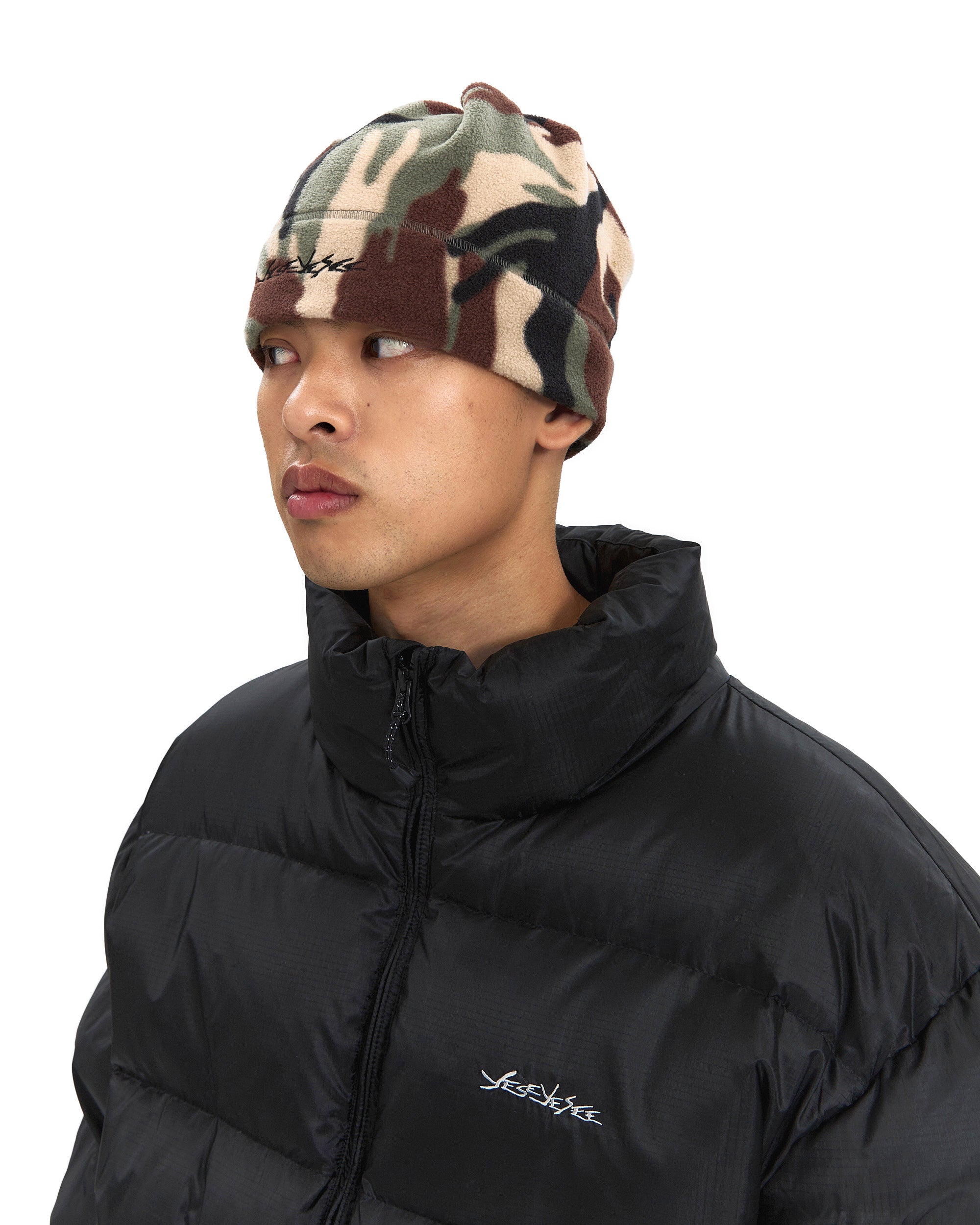 yeseyesee - Y.E.S Fleece Beanie (Camo) product image 5 | TRAB K-Fashion Australia