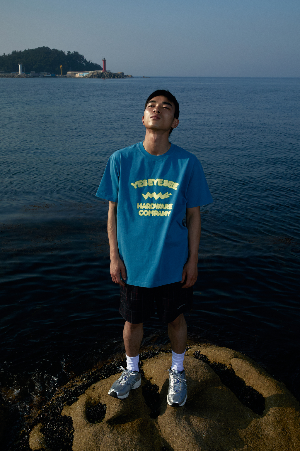 yeseyesee - SN Hardware Washed Tee (Sky Blue) product image 6 | TRAB K-Fashion Australia