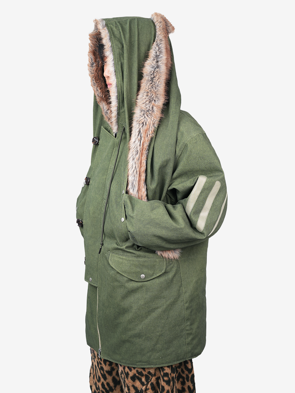 Juntae Kim - Paneled Hoodie N-3b Parka (OC2) product image 7 | TRAB K-Fashion Australia