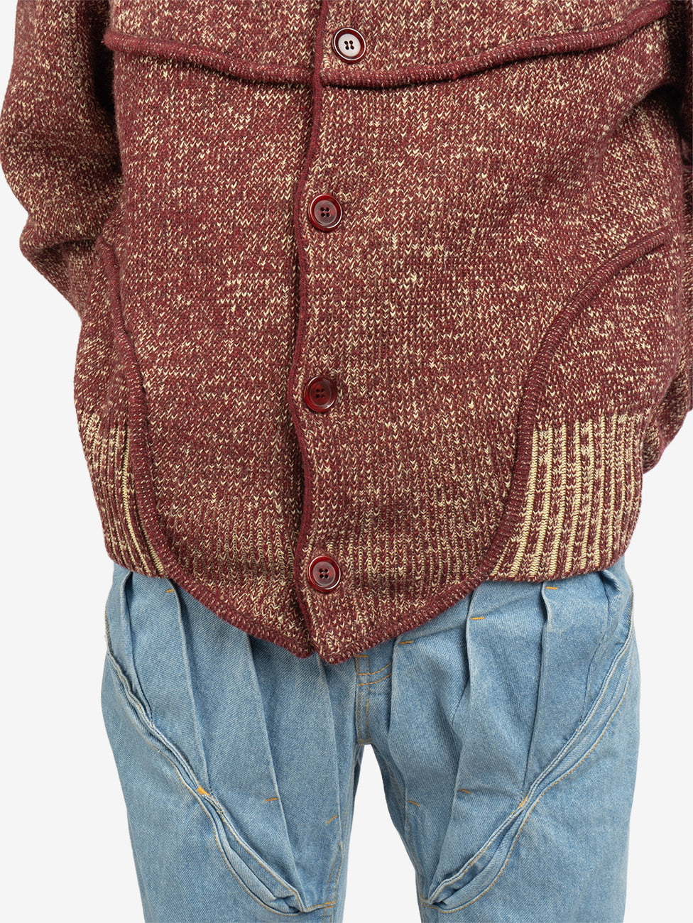 Juntae Kim - Corset-Seamed Knit Cardigan product image 7 | TRAB K-Fashion Australia