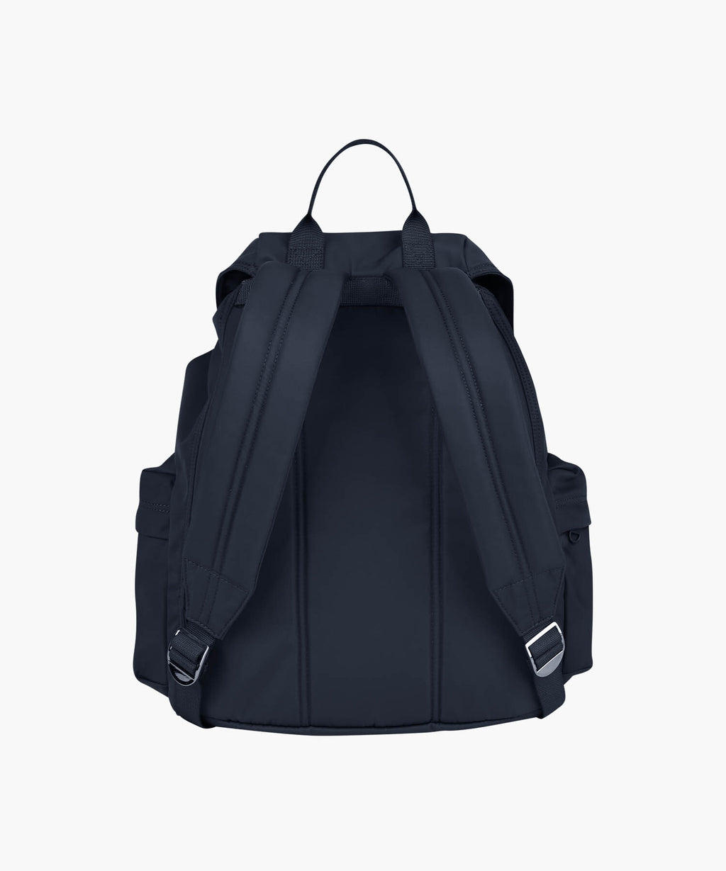 Marithe & Francois Girbaud - Classic Logo Metal Buckle Backpack (Navy) product image 3 | TRAB K-Fashion Australia