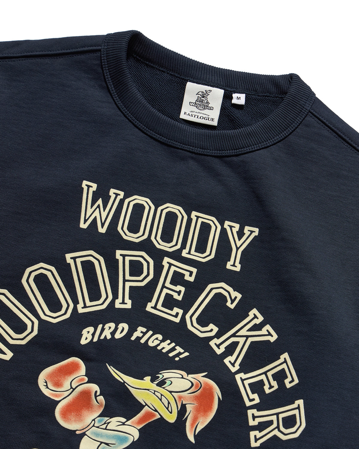 Eastlogue - Fight Woody Flocking Sweat Shirts (Navy) product image 3 | TRAB K-Fashion Australia