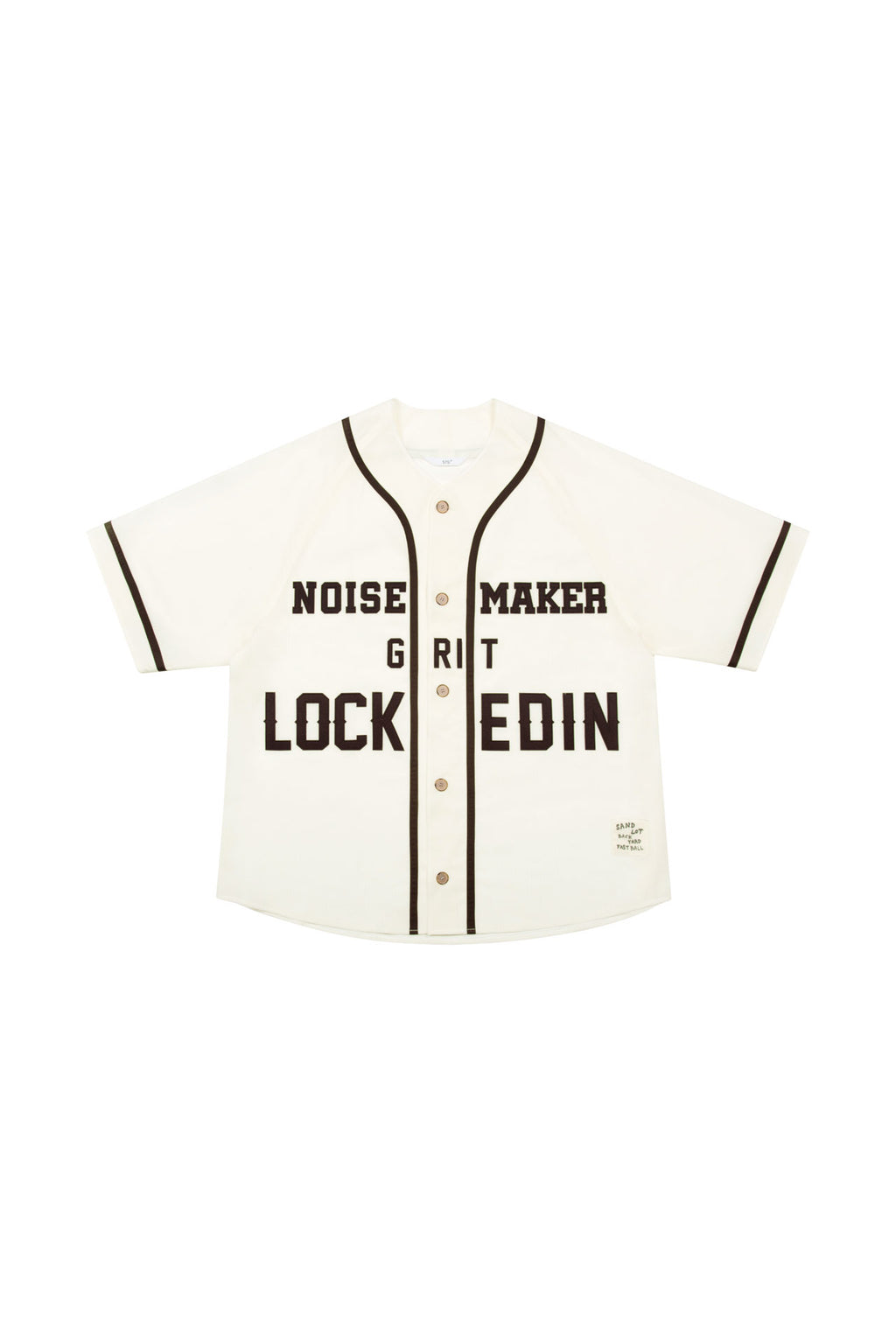 STU - Seersucker Baseball Shirt (Ivory) product image 16 | TRAB K-Fashion Australia