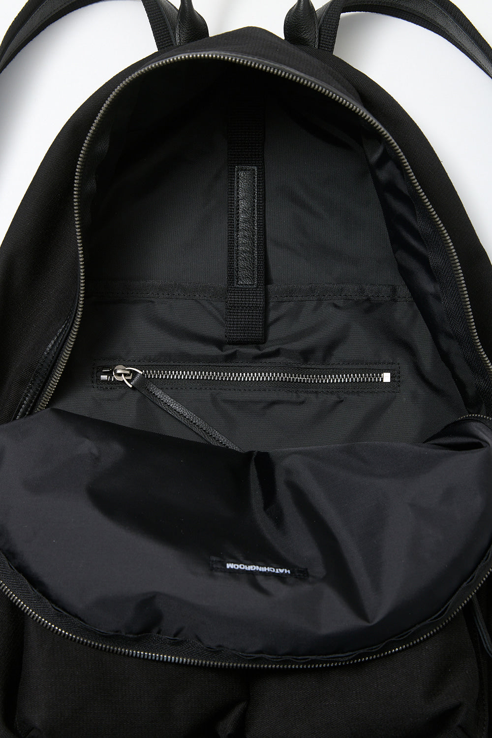 Hatchingroom - Leather Daypack Big (Black) product image 3 | TRAB K-Fashion Australia