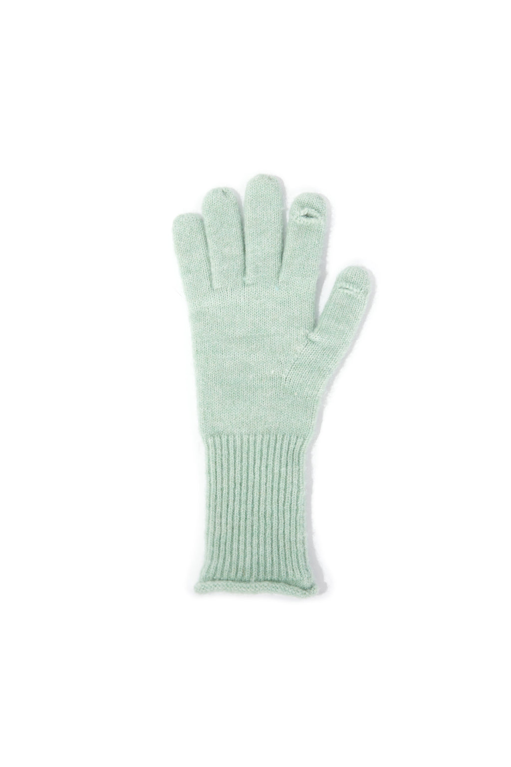 Matin Kim - Finger Hole Knit Gloves (Mint) product image 3 | TRAB K-Fashion Australia