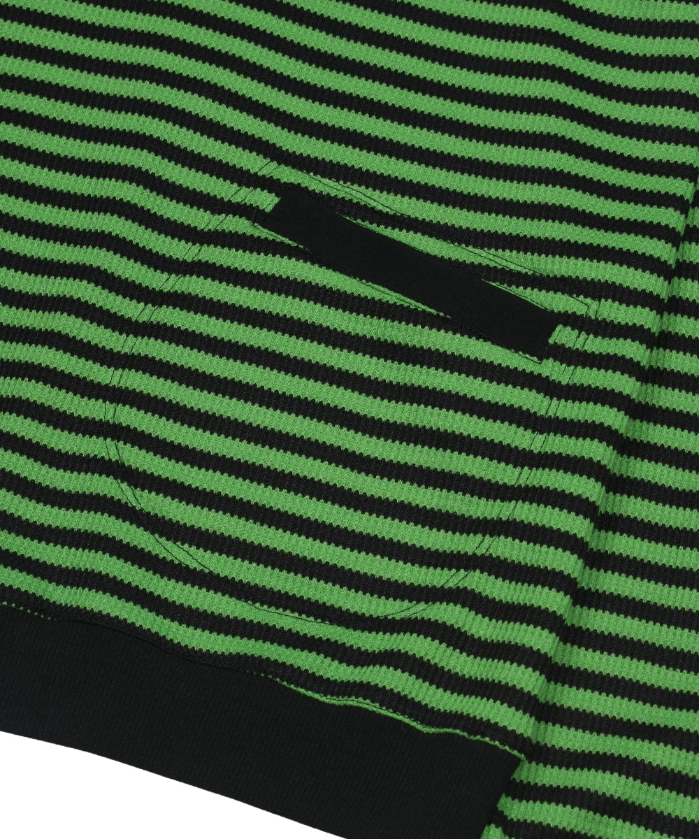 Coyseio - Striped Flared Sleeve Hoodie (Green) product image 17 | TRAB K-Fashion Australia
