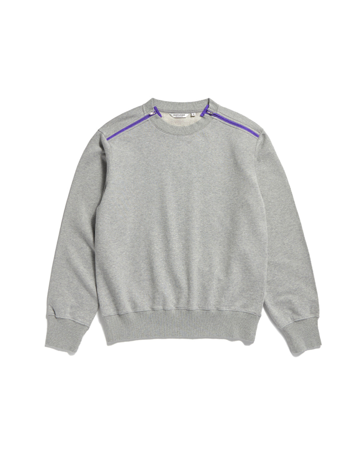 Eastlogue - Army Double Zip Sweatshirt (Melange Grey) product image 5 | TRAB K-Fashion Australia