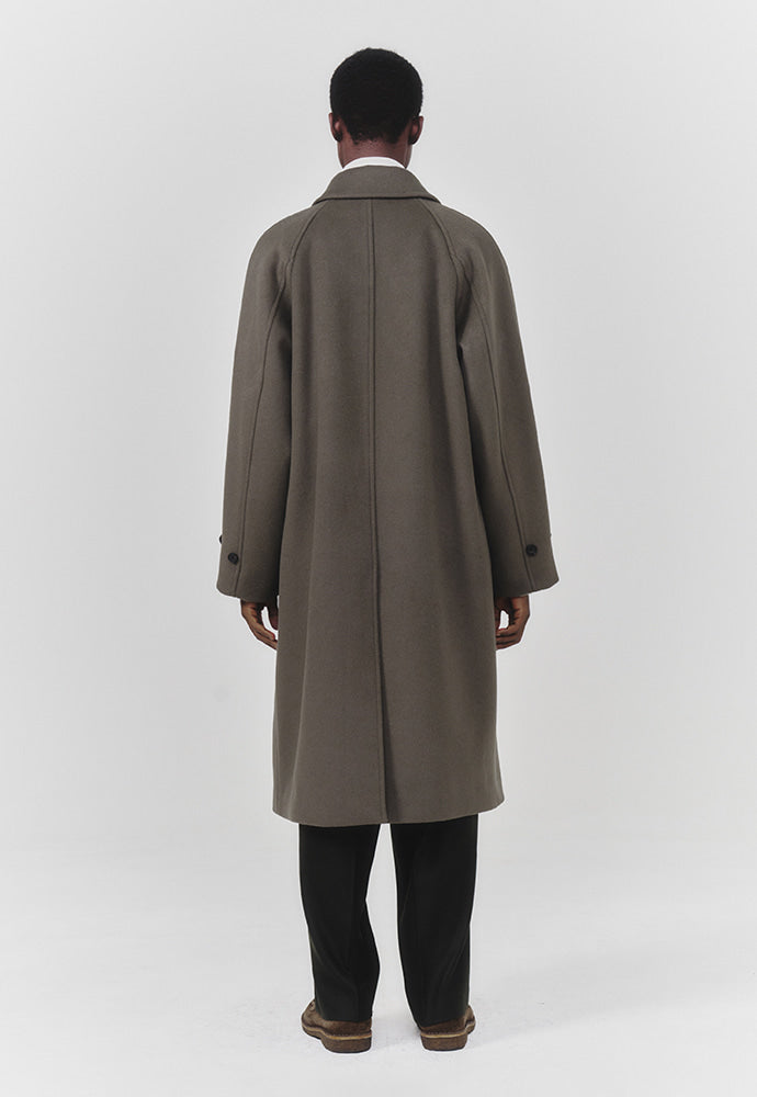 Art if acts - Cashmere Soutien Collar Coat (Moss Grey) product image 4 | TRAB K-Fashion Australia